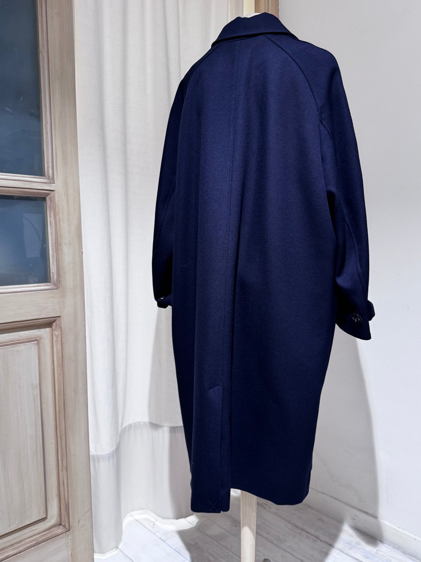 W Franklin coat - SOEUR- Dark Navy