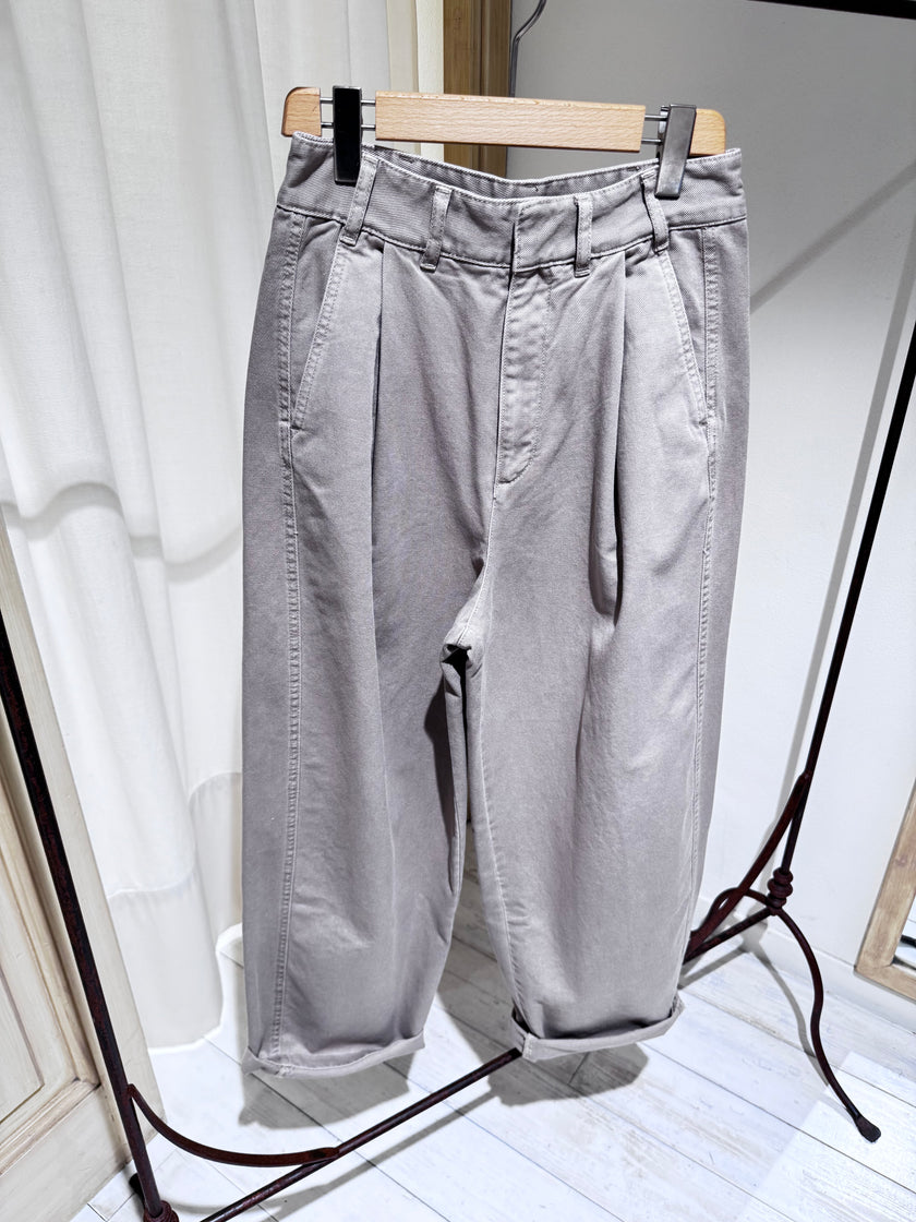 W Pant Gaby SOEUR Grey/Beige