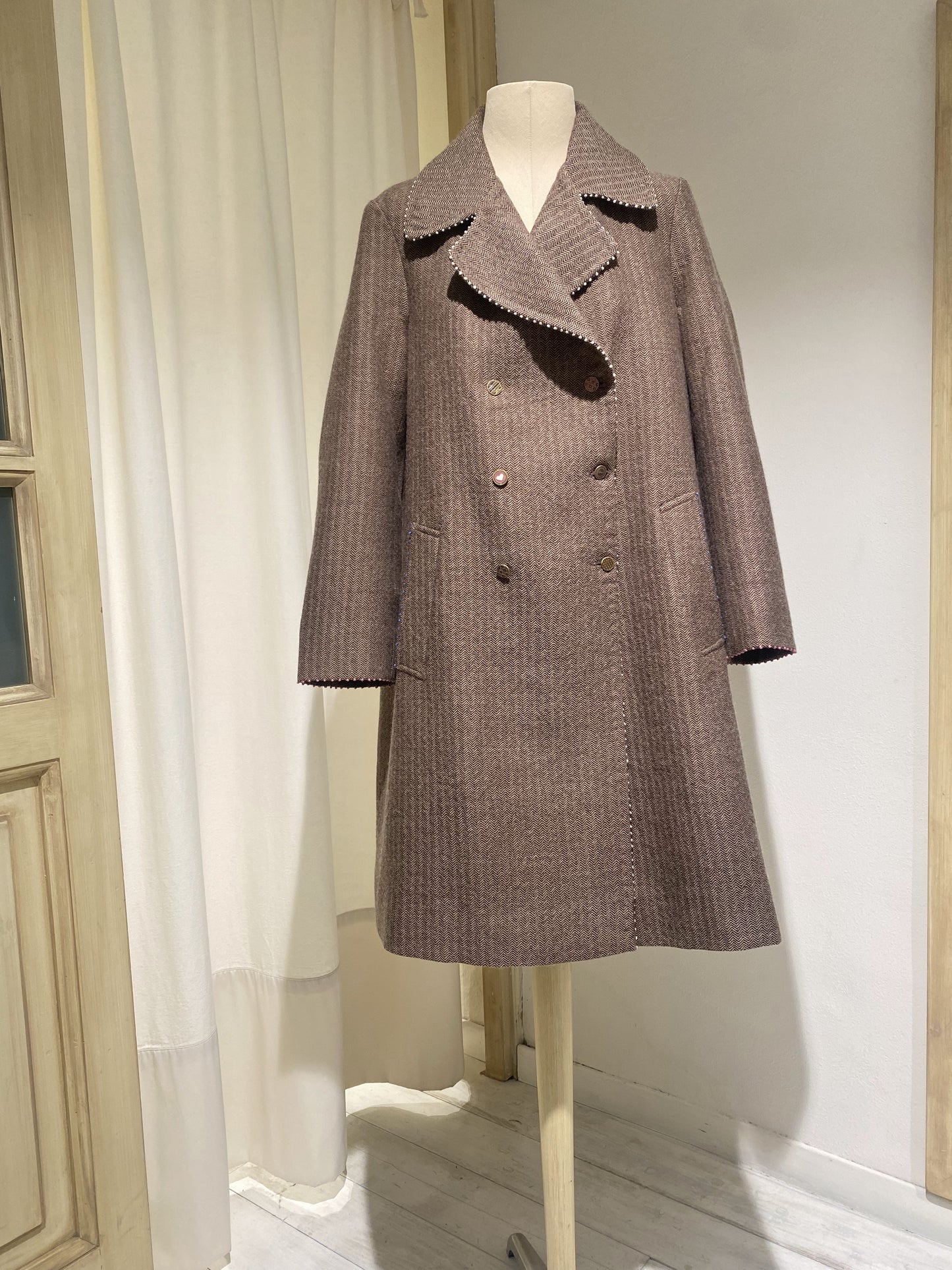 W COAT - I LOVE PÉRO - BROWN/BEIGE