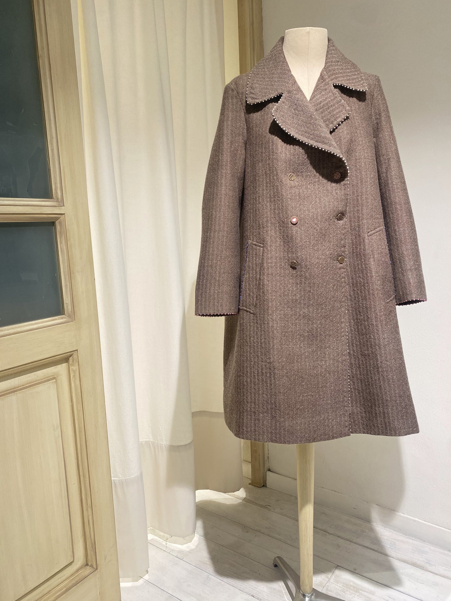 W COAT - I LOVE PÉRO - BROWN/BEIGE