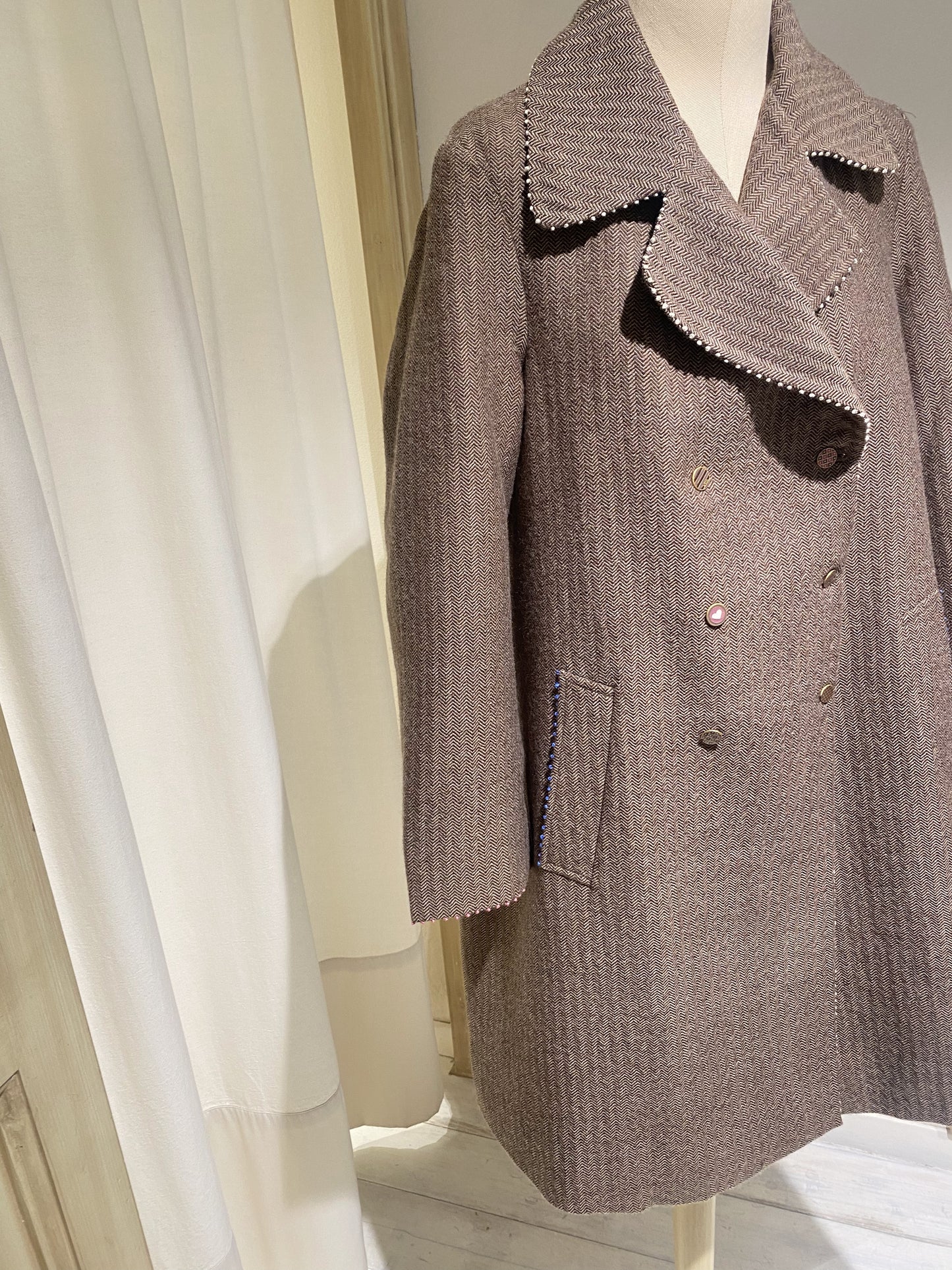 W COAT - I LOVE PÉRO - BROWN/BEIGE