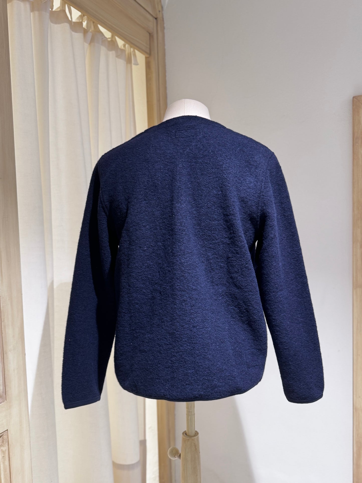 M Wool Fleece Cardigan UNIVERSAL WORKS - Navy