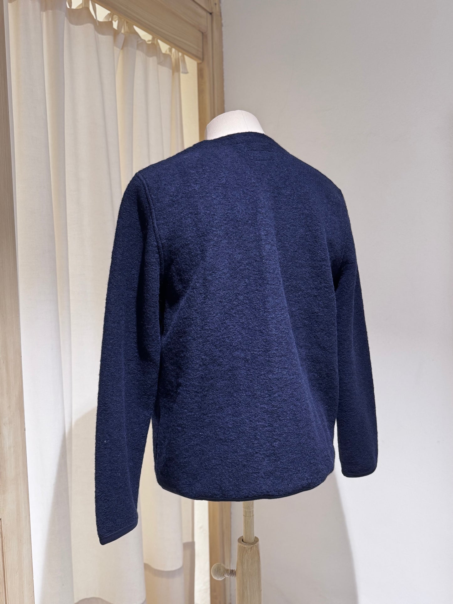 M Wool Fleece Cardigan UNIVERSAL WORKS - Navy