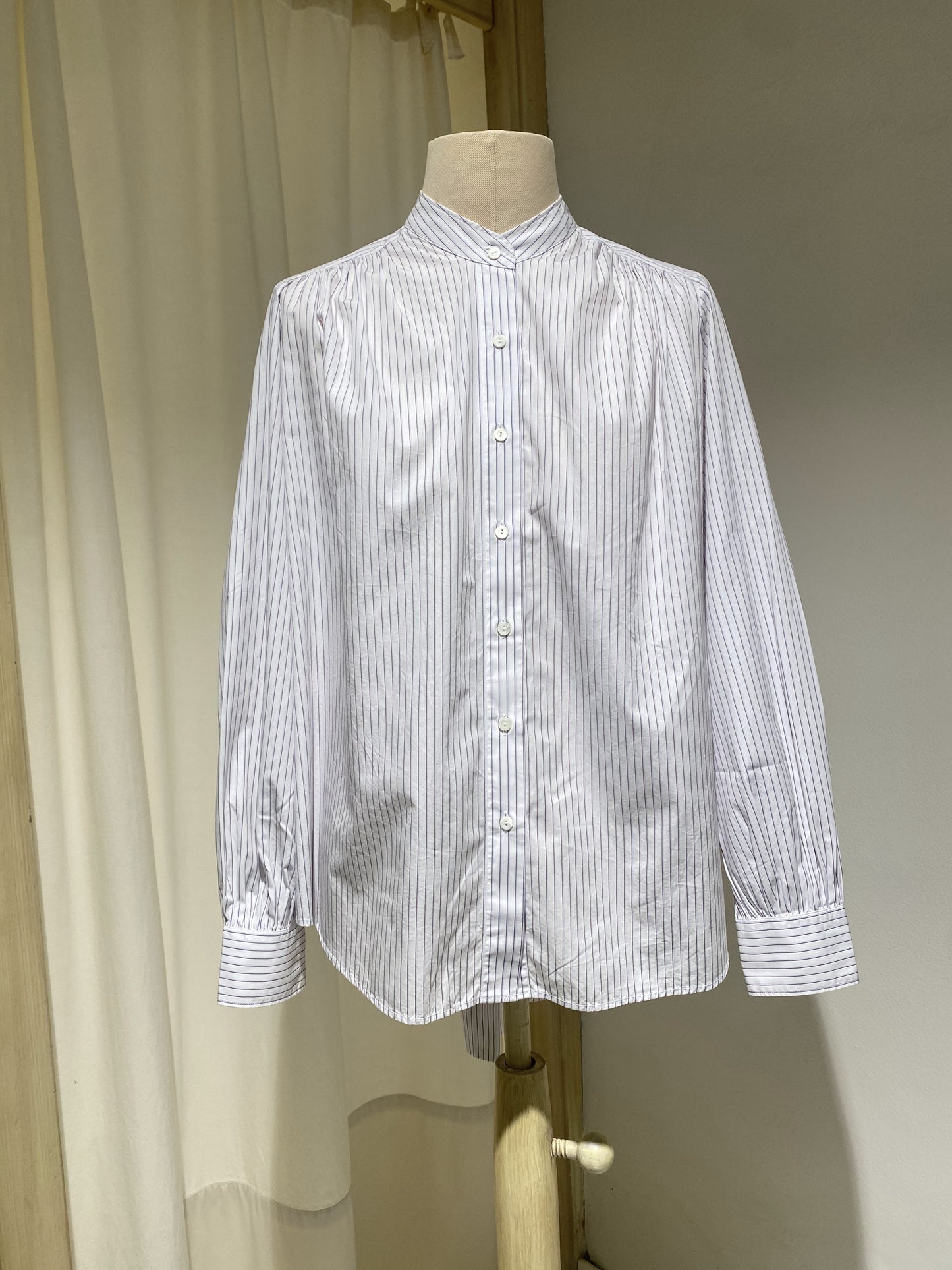 W LONG SHIRT SHIRT - DIEGA - STRIPES