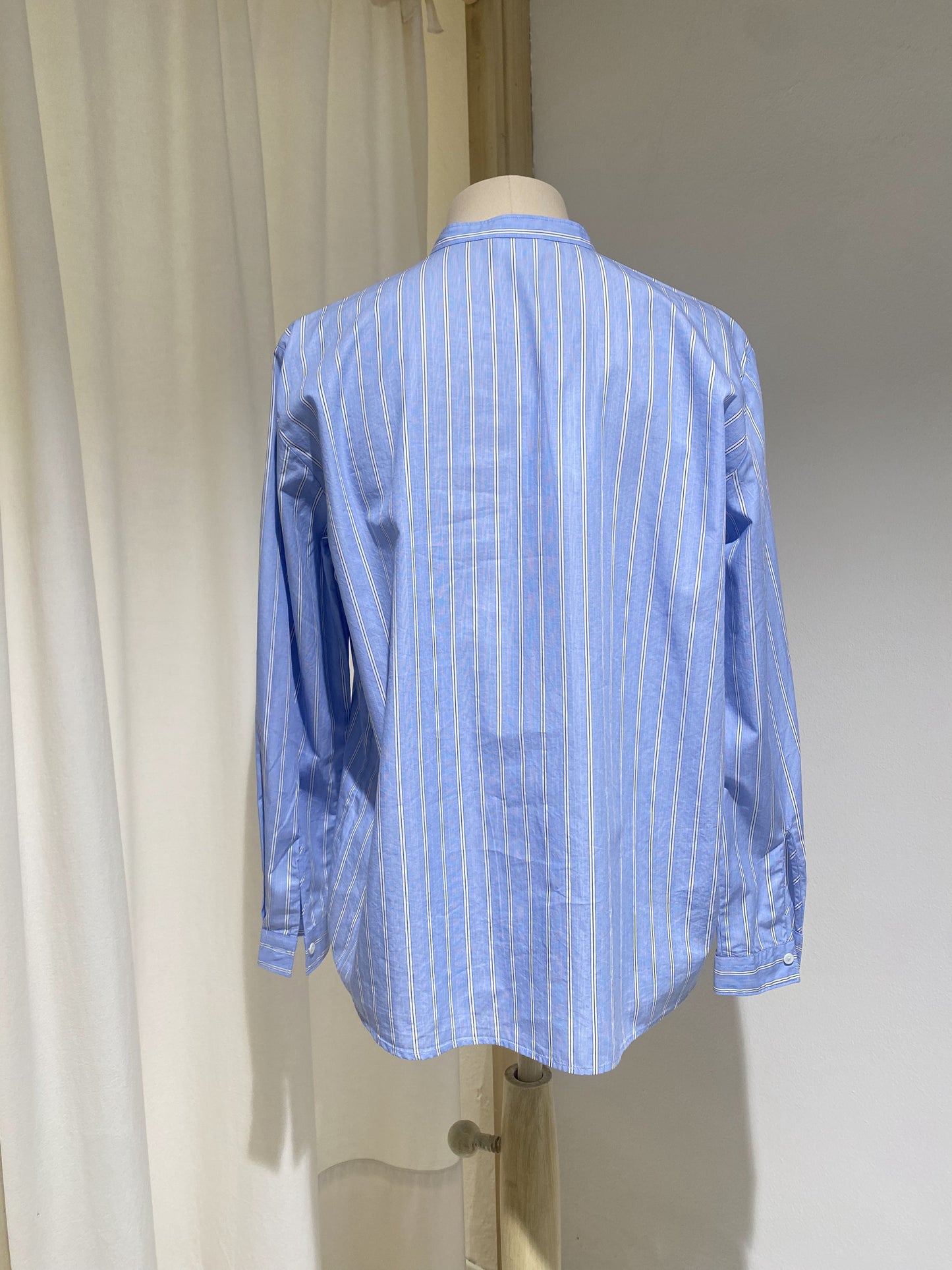 W ROUGE LONG SLEEVE SHIRT - DIEGA - SKY STRIPED