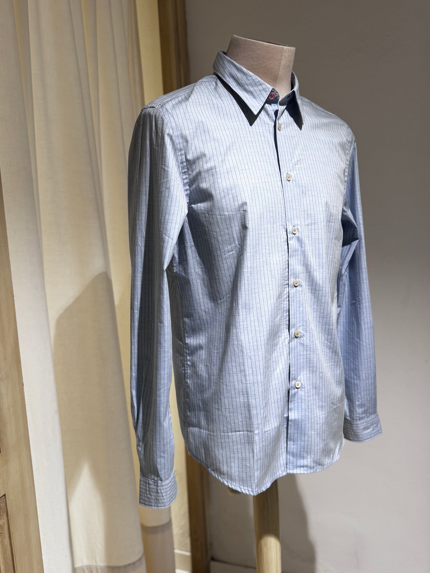 M Tailored Fit Shirt PAUL SMITH - Light Blue