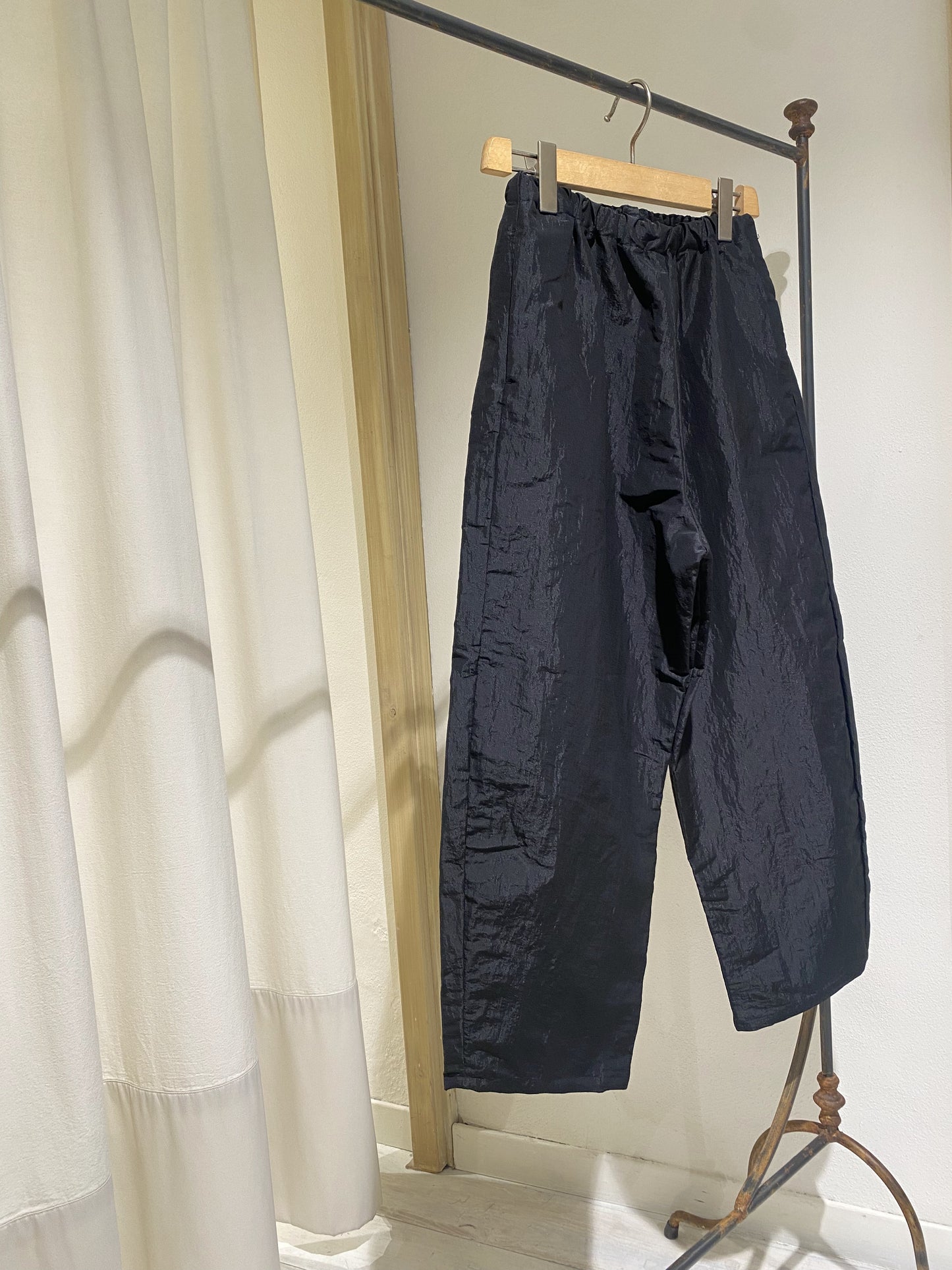 W BALOON PANT - APUNTOB - BLACK