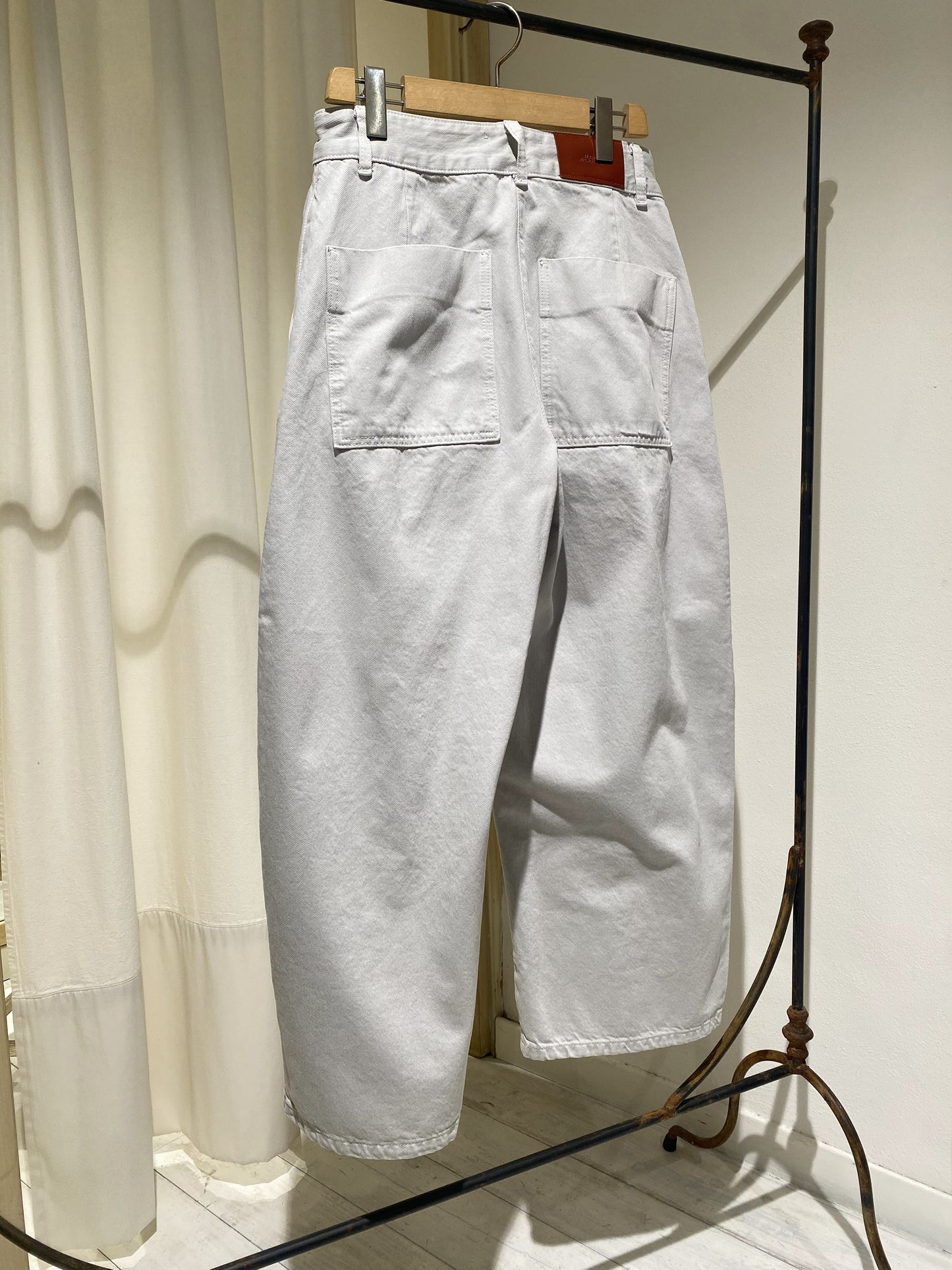 W CHALCO DENIM PANT - STUDIO NICHOLSON - ICED GREY