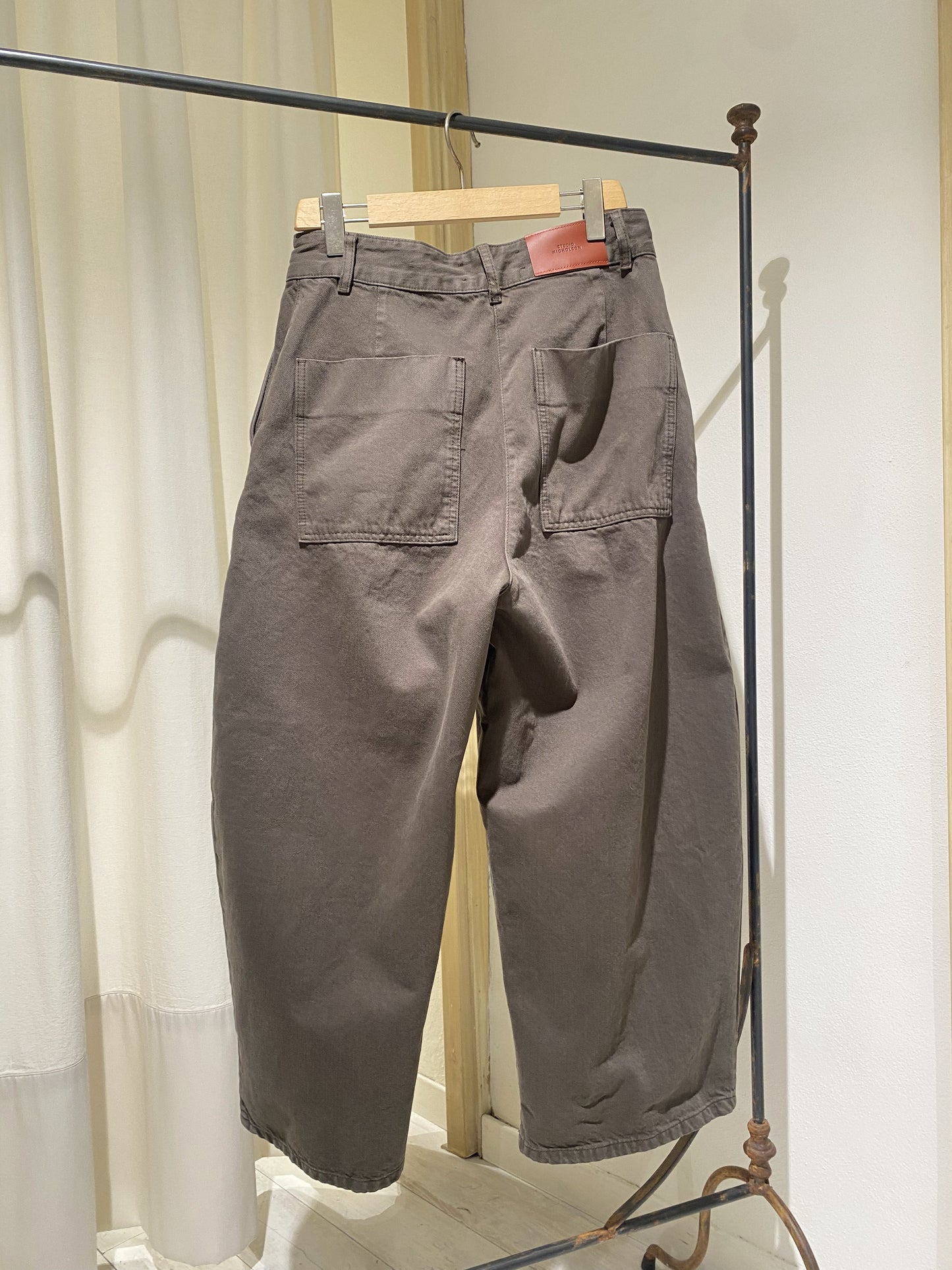 W CHALCO DENIM PANT - STUDIO NICHOLSON - FOSSIL