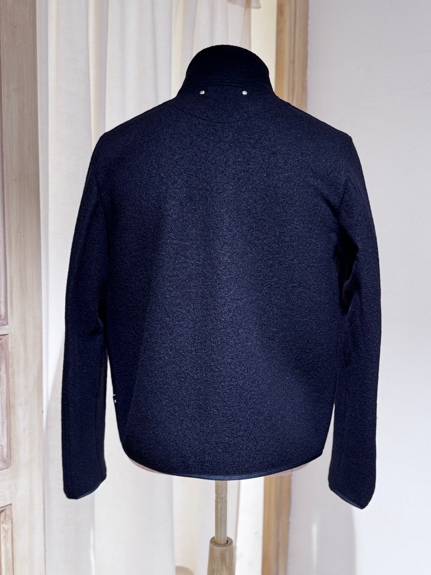 M WOOL ZIP JACKET - PS PAUL SMITH - Black