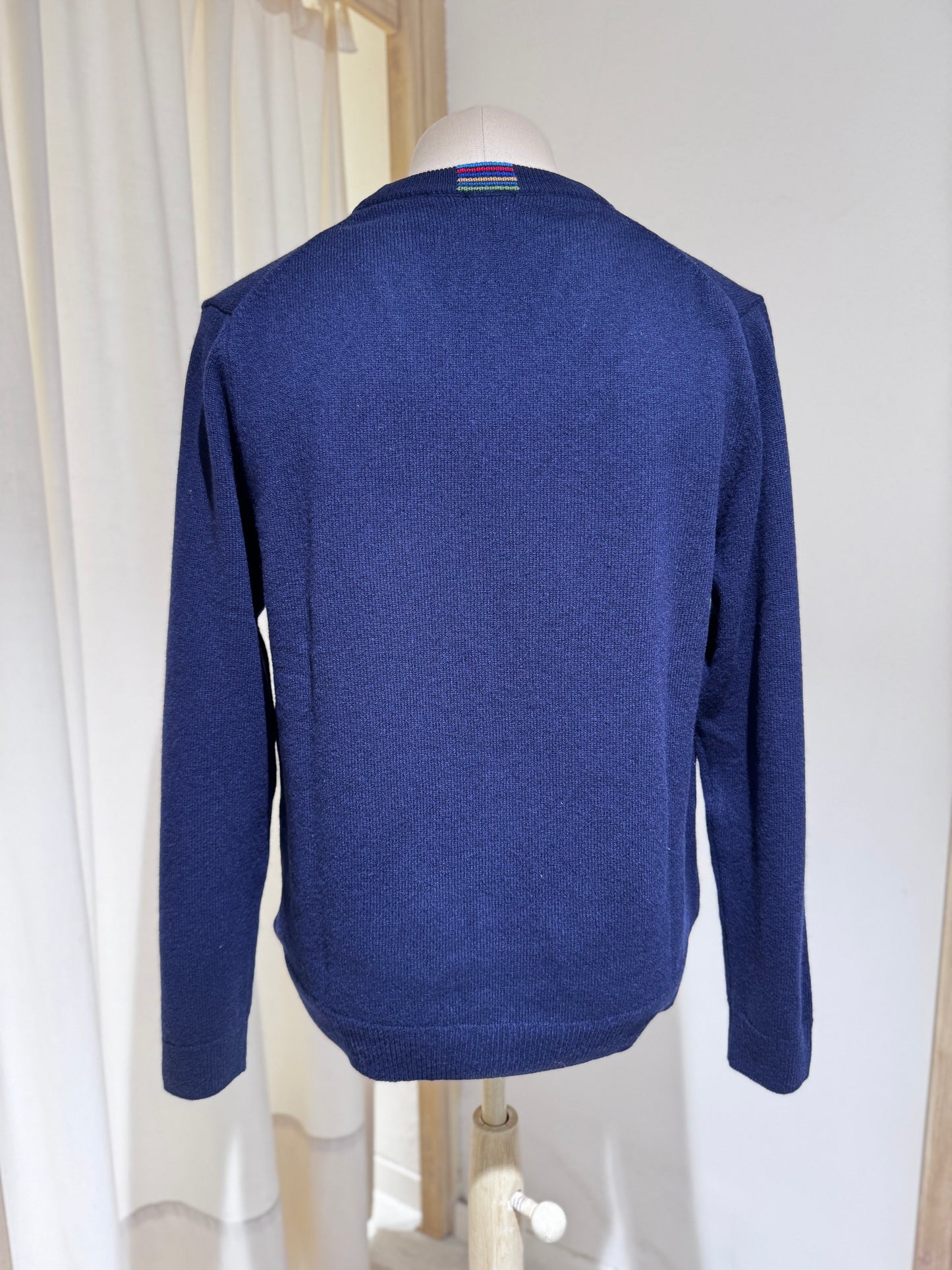M Cardigan Button Thru PAUL SMITH - Navy Blue