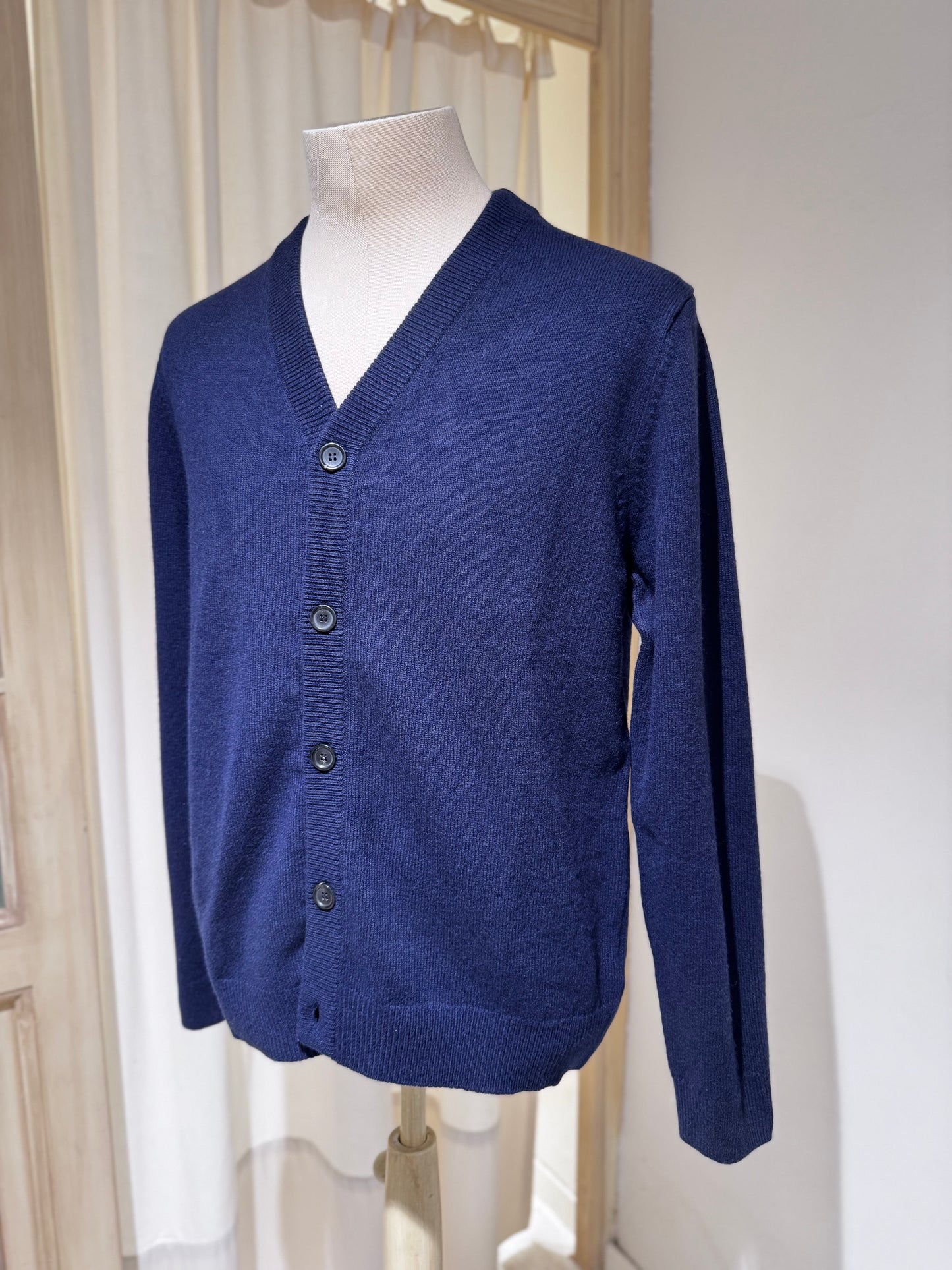 M Cardigan Button Thru PAUL SMITH - Navy Blue