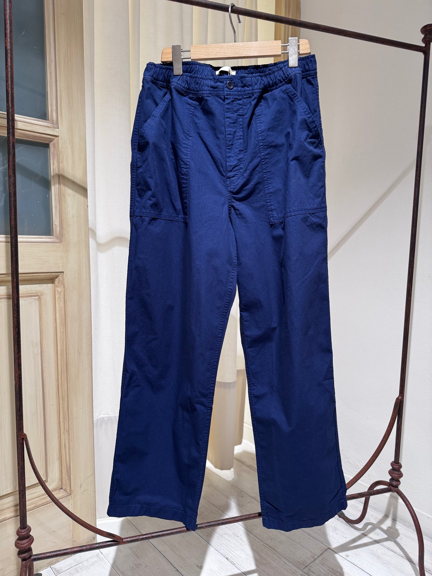 M Ragnar Relaxed Cotton Ripstop Pant NORSE PROJECTS - Blue Workwear
