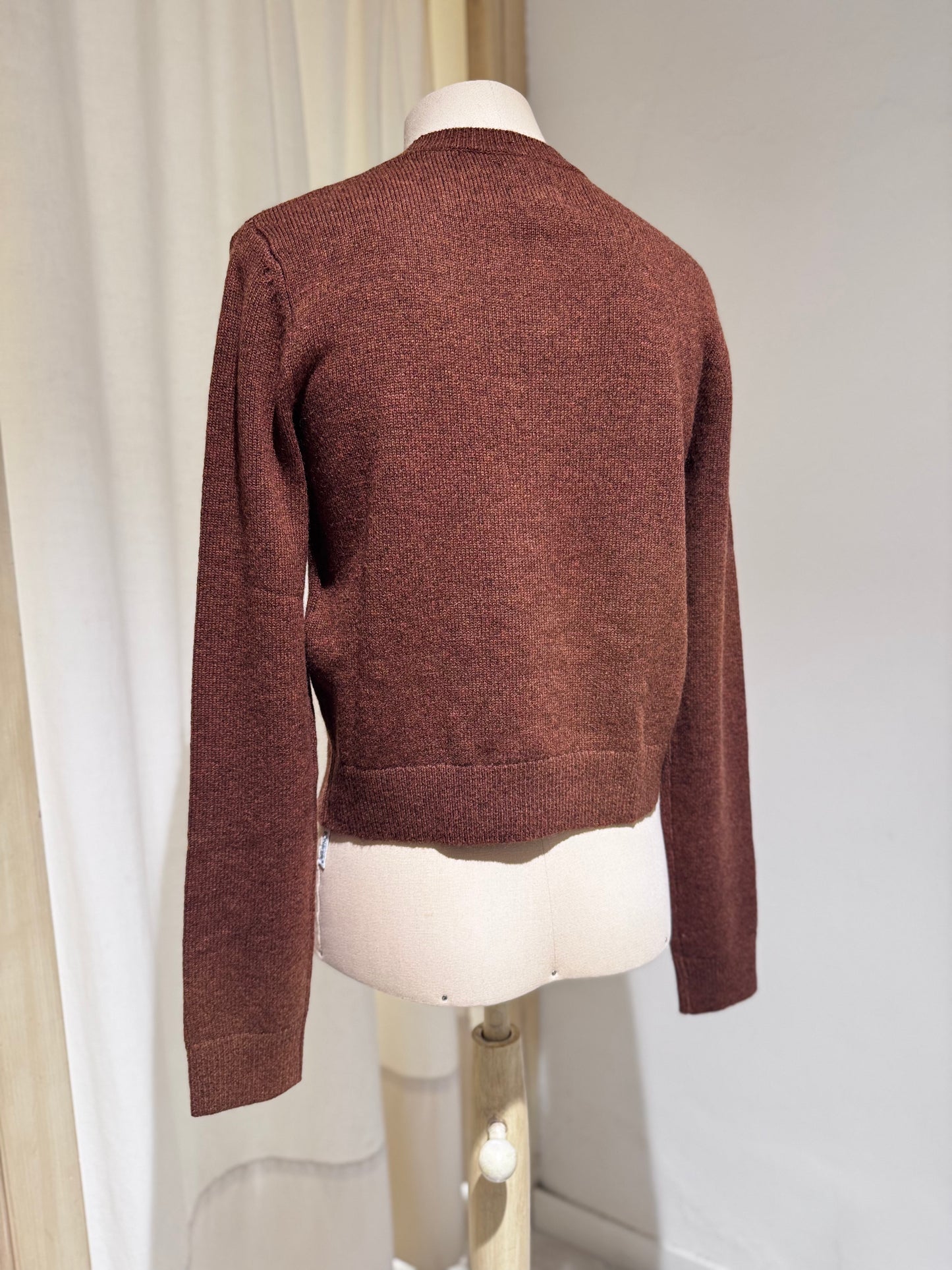 W Spag slim cashmere sweater - BELLEROSE - Suede