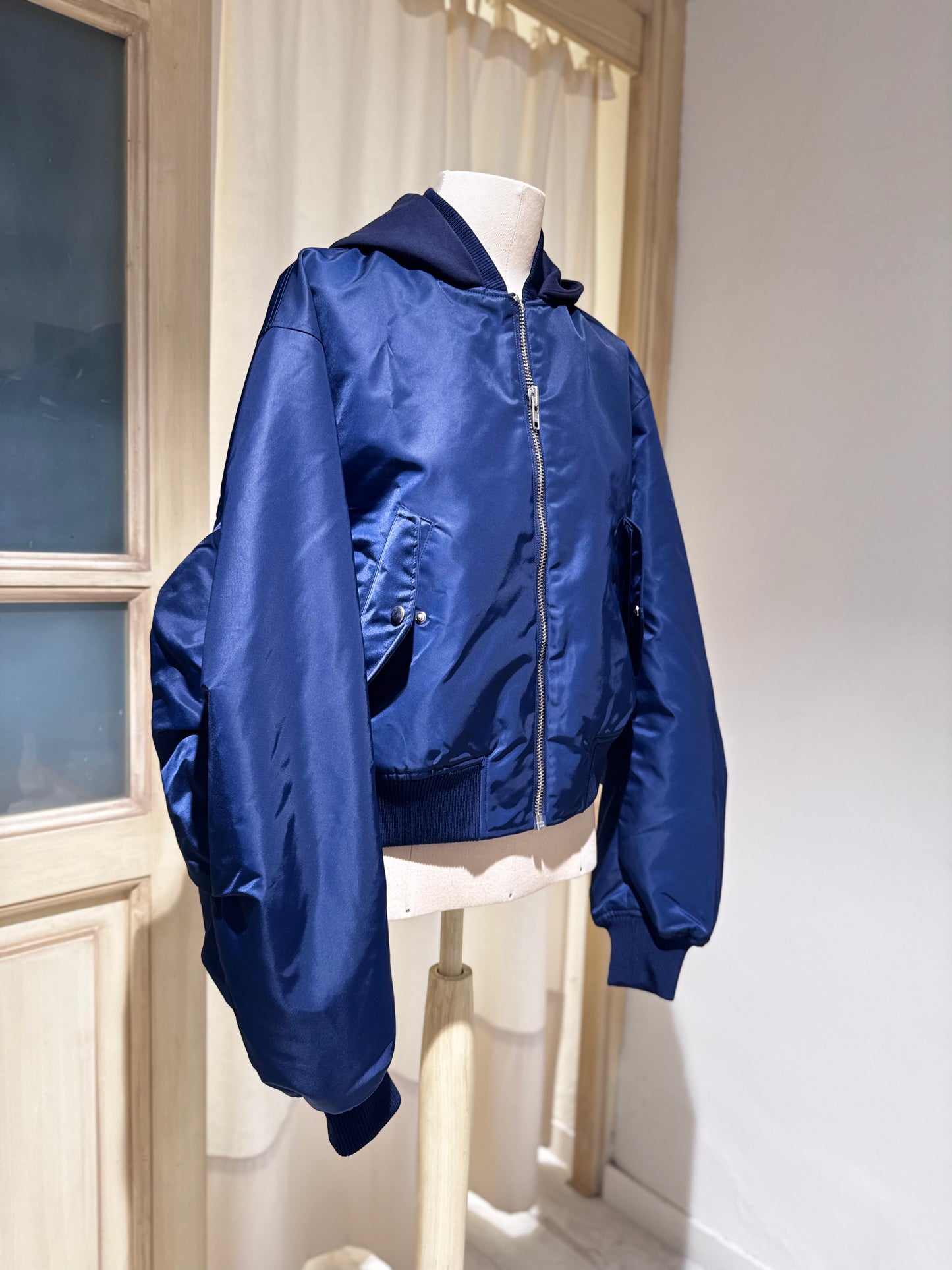 W Harty bomber jacket - BELLEROSE - Navy Blue