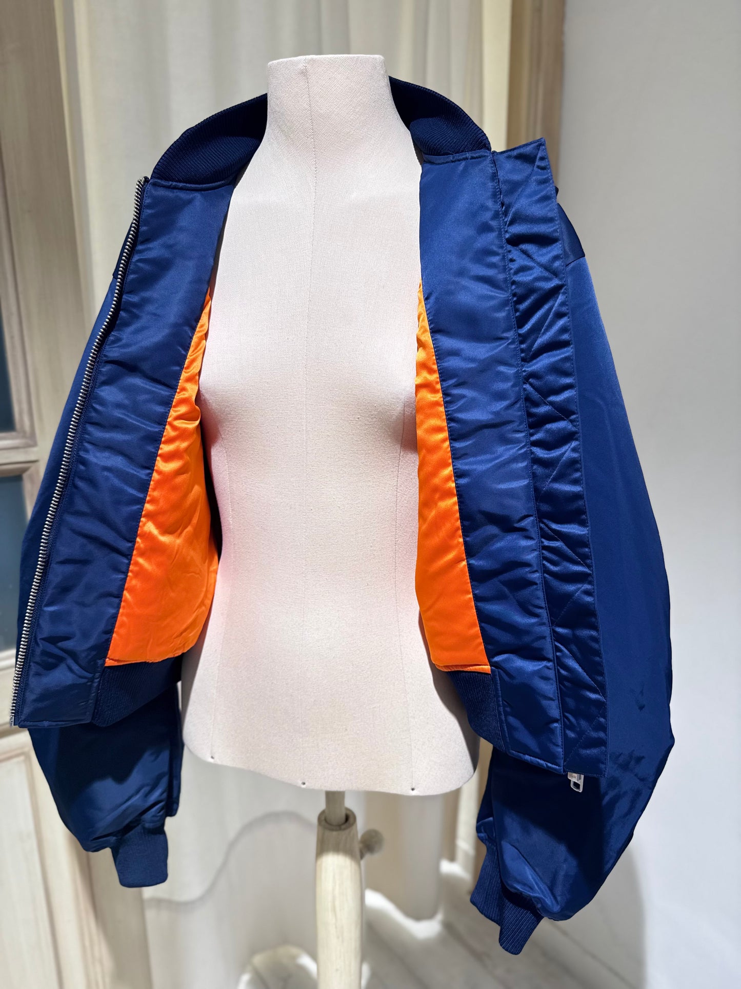 W Harty bomber jacket - BELLEROSE - Navy Blue