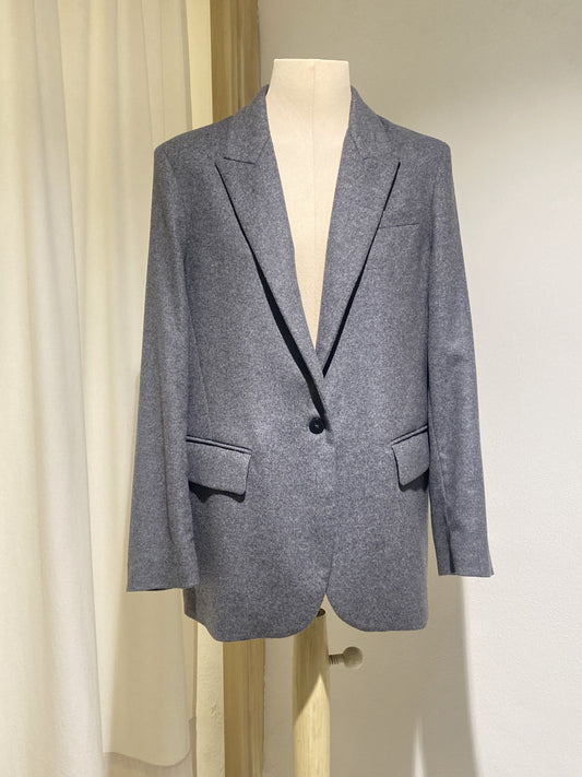 W BLAZER - FORTE FORTE - GREY