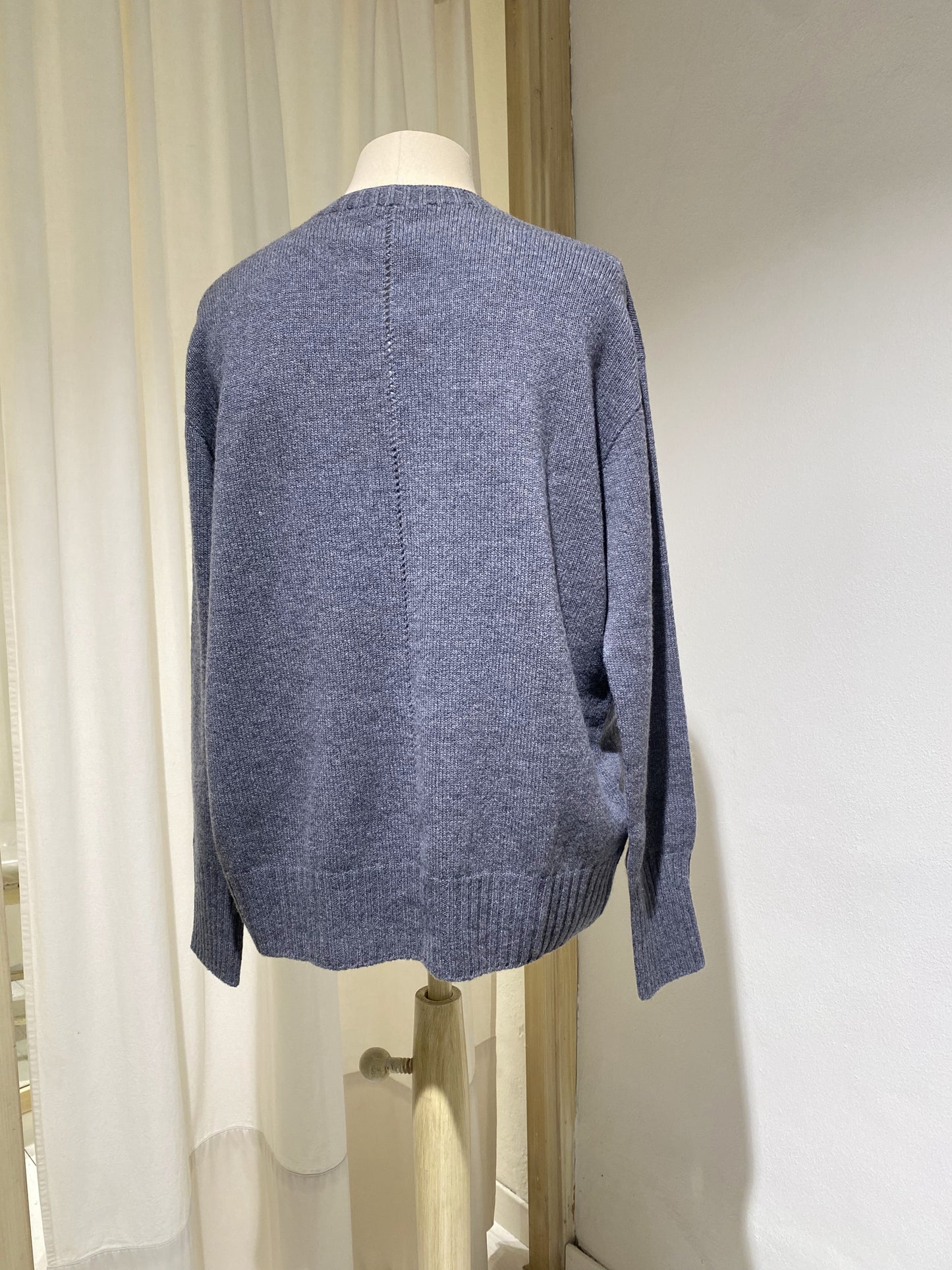 W PHOENIX KNIT ROUND NECK - PHIILI - GREY