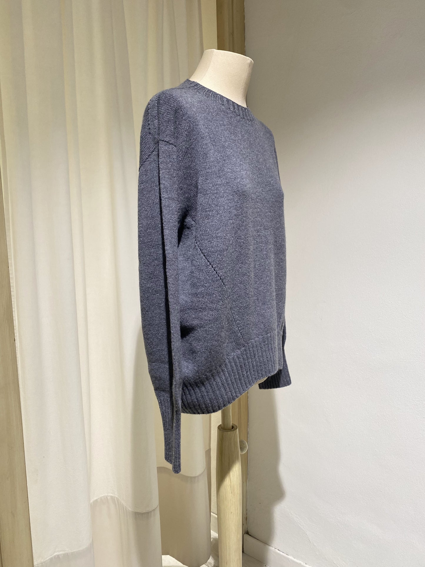 W PHOENIX KNIT ROUND NECK - PHIILI - GREY