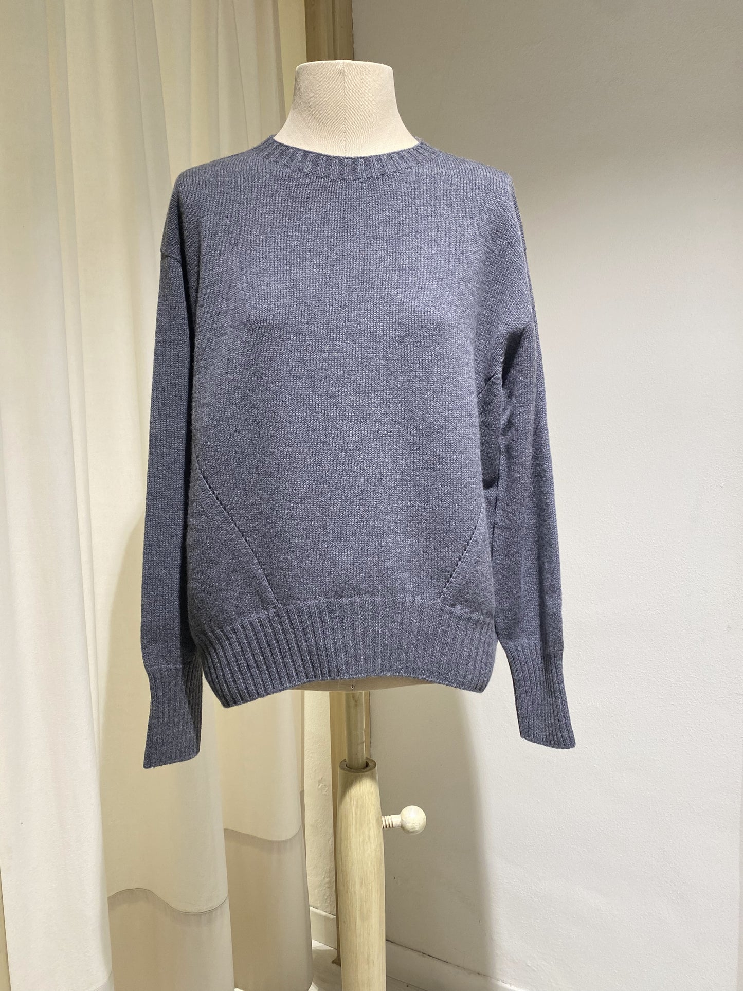 W PHOENIX KNIT ROUND NECK - PHIILI - GREY