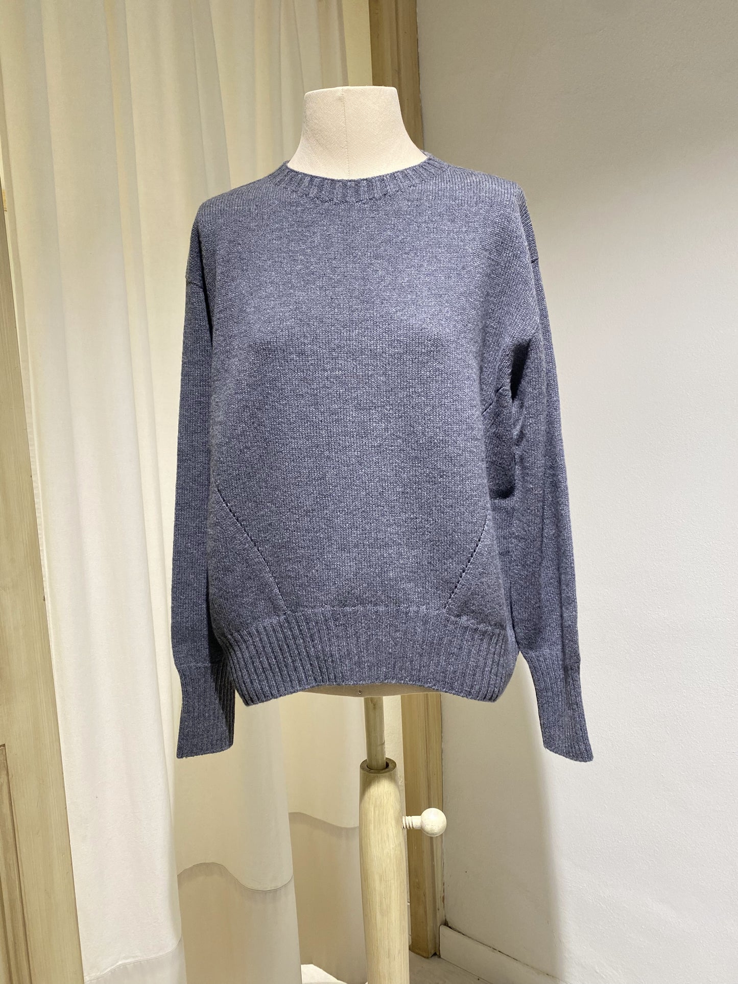 W PHOENIX KNIT ROUND NECK - PHIILI - GREY