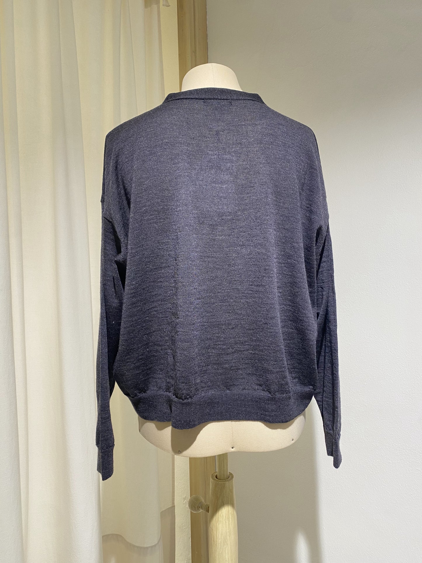 W CARDIGAN KNIT - IDEM - SEOR - DARK GREY