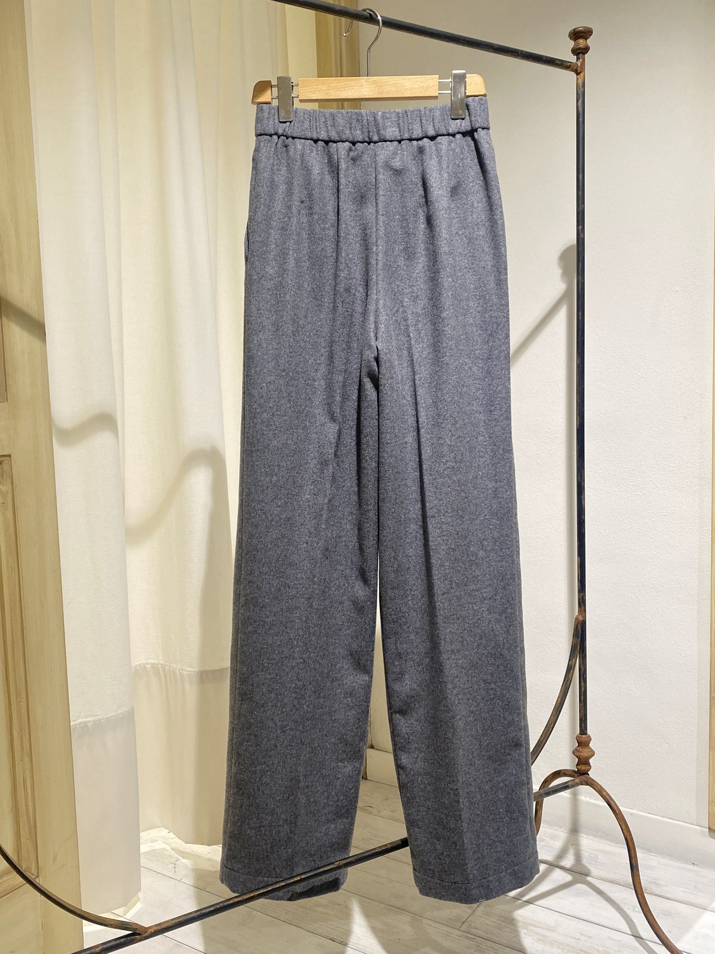 W PANT WIDE LEG - FORTE FORTE - GREY