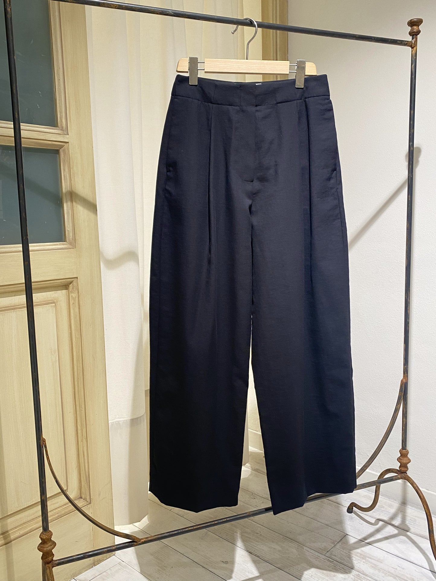 W ANSELL WIDE PANT - STUDIO NICHOLSON - BLACK