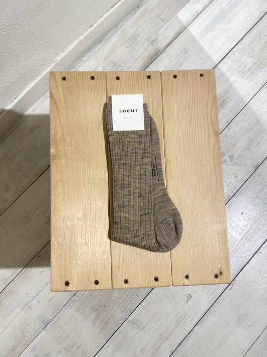 W ARABELLA SOCKS - SEOUR - BEIGE