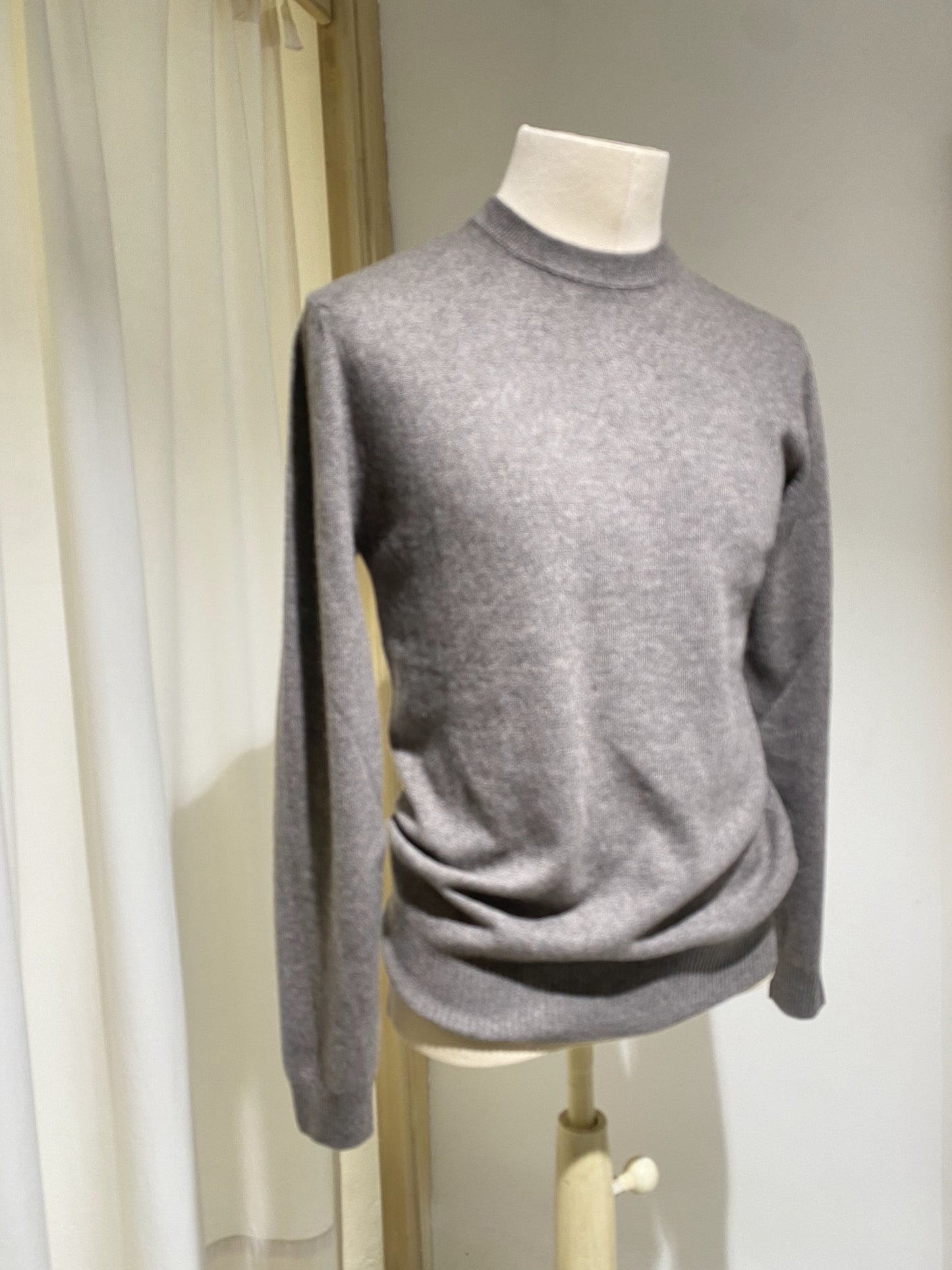 M RoundNeck - Cashmere - DANIELE FIESOLI Selezione - Powder Grey