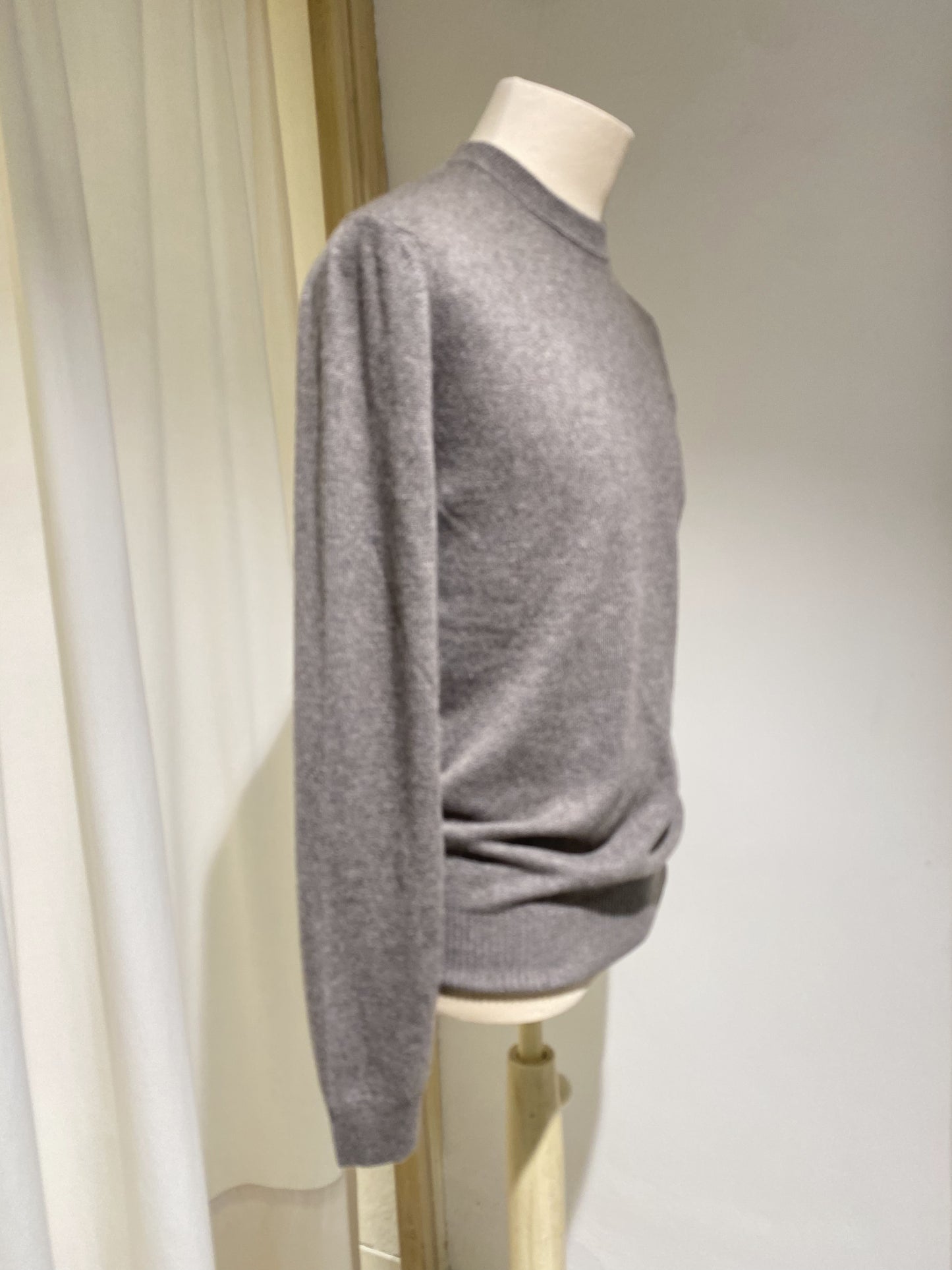 M RoundNeck - Cashmere - DANIELE FIESOLI Selezione - Powder Grey