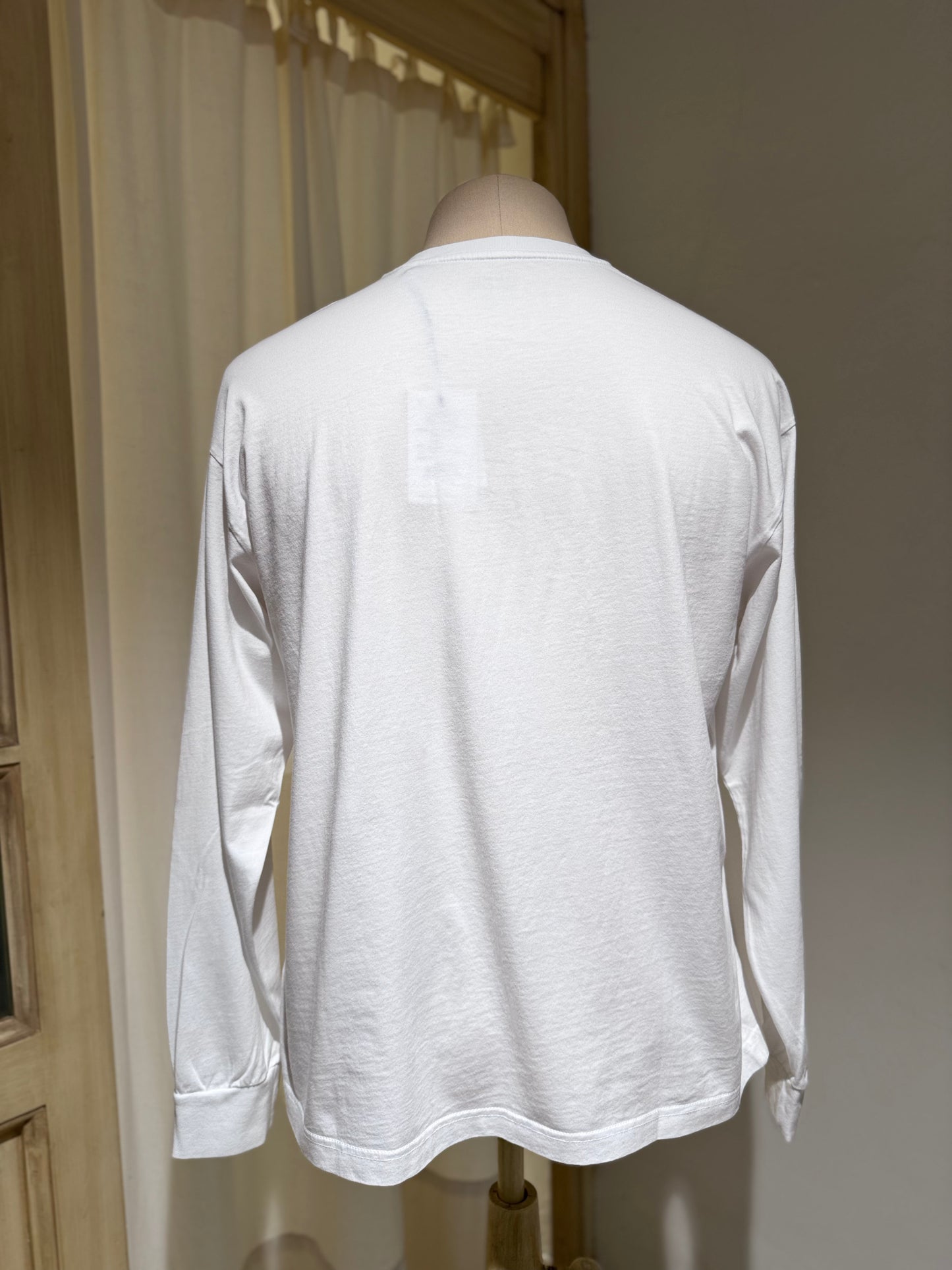 M OVERSIZED LONG SLEEVE - COLORFUL STANDARD - WHITE