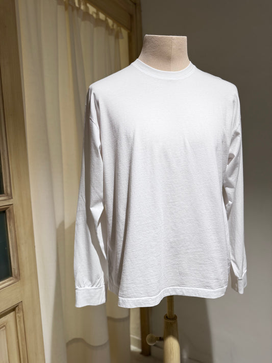 M OVERSIZED LONG SLEEVE - COLORFUL STANDARD - WHITE