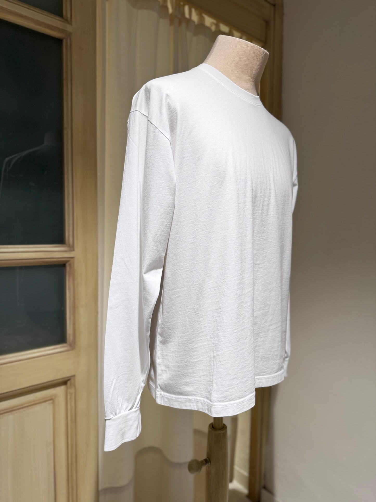 M OVERSIZED LONG SLEEVE - COLORFUL STANDARD - WHITE