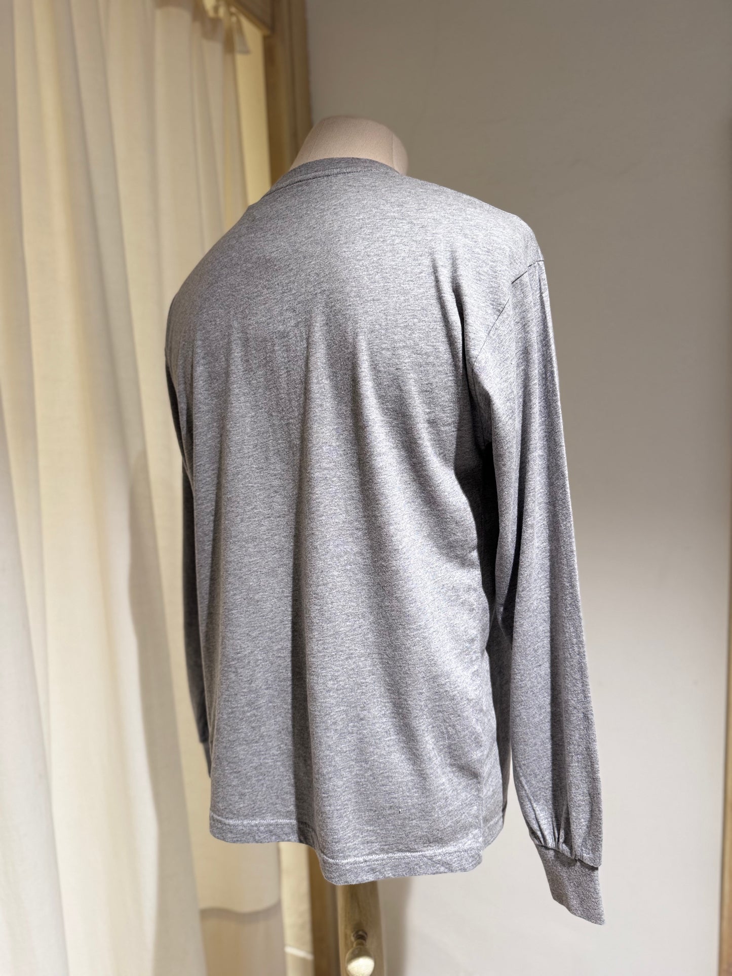 M OVERSIZED LONG SLEEVE - COLORFUL STANDARD - Heather Grey