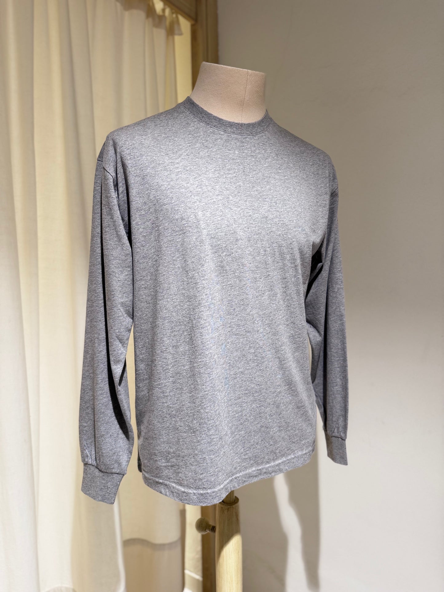 M OVERSIZED LONG SLEEVE - COLORFUL STANDARD - Heather Grey