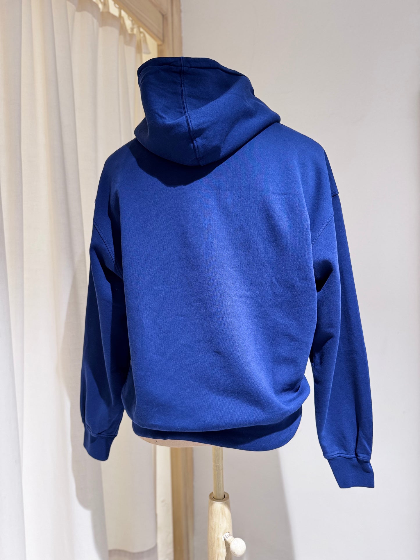 M ORGANIC OVERSIZED ZIP HOOD - COLORFUL STANDARD - MARINE BLUE