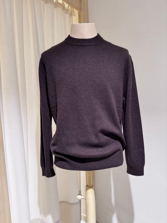 M ROUNDNECK CASH - DANIELE FIESOLI - CHOCOLATE BROWN