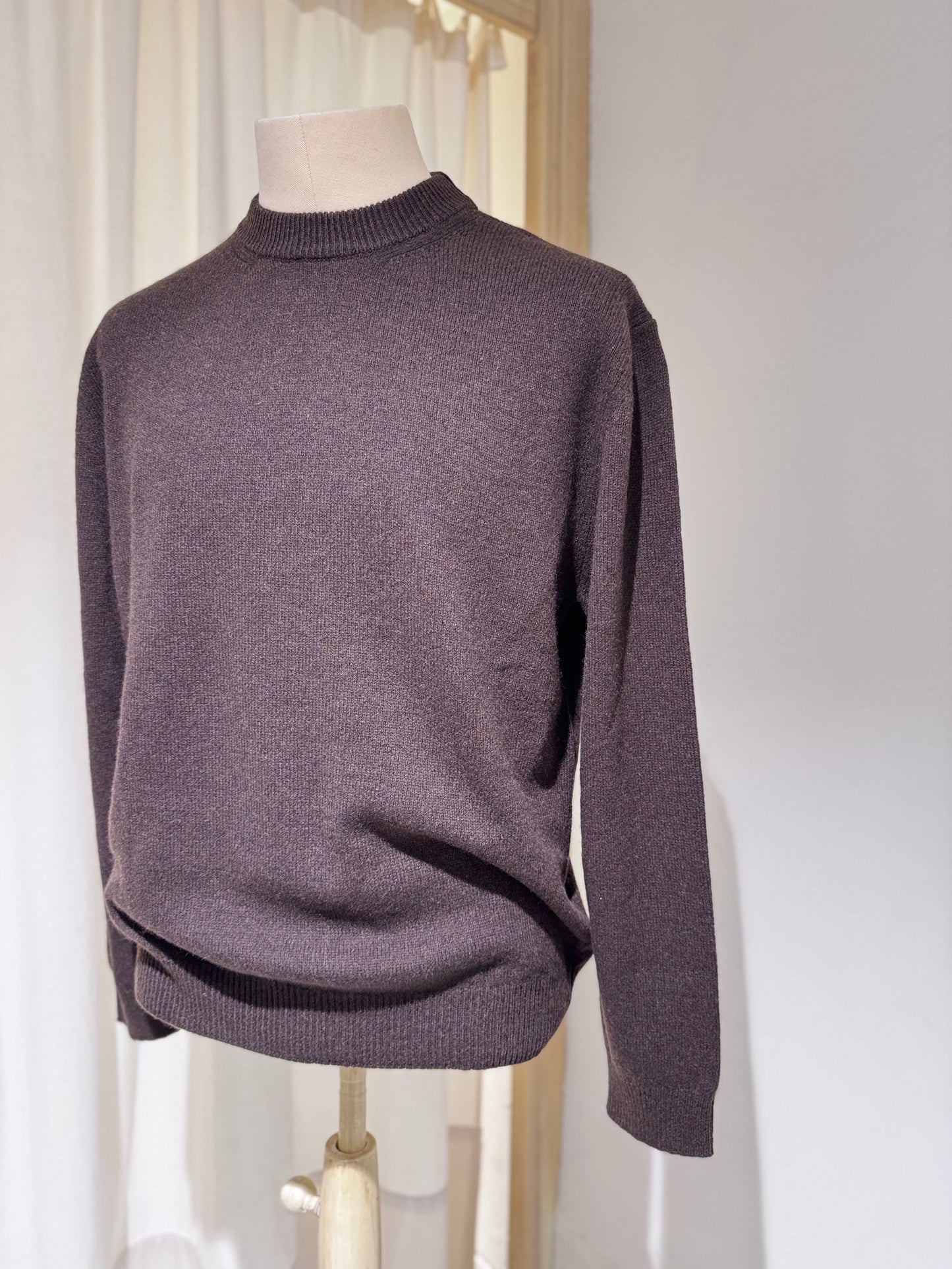 M ROUNDNECK CASH - DANIELE FIESOLI - CHOCOLATE BROWN