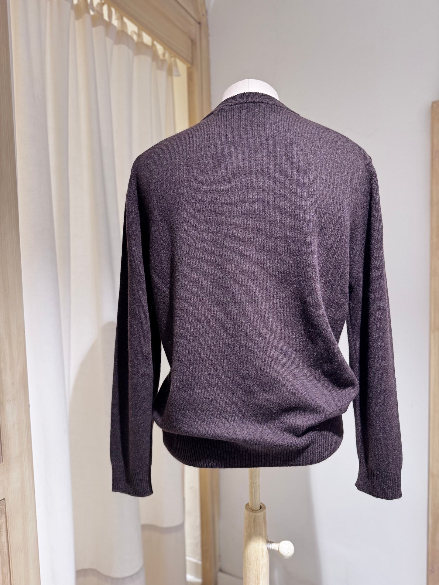 M ROUNDNECK CASH - DANIELE FIESOLI - CHOCOLATE BROWN