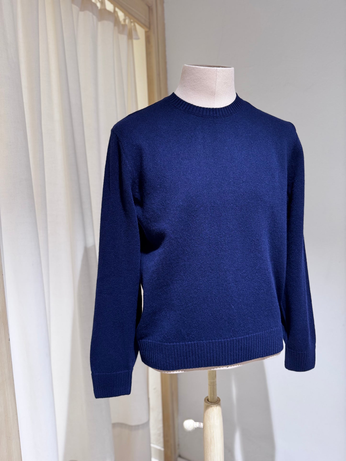 M Classic Merino Wool Crew - COLORFUL STANDARD - Navy Blue