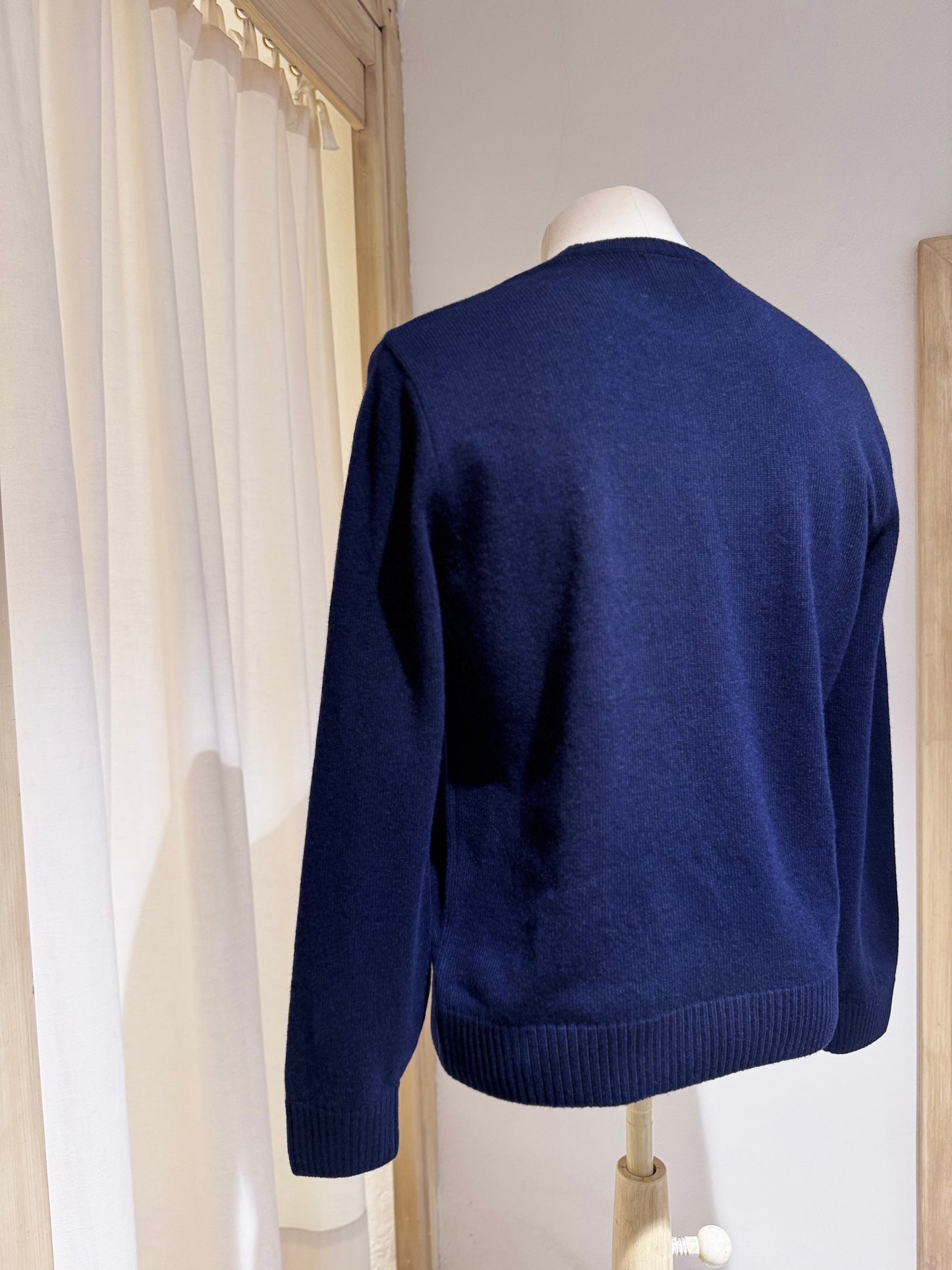 M Classic Merino Wool Crew - COLORFUL STANDARD - Navy Blue