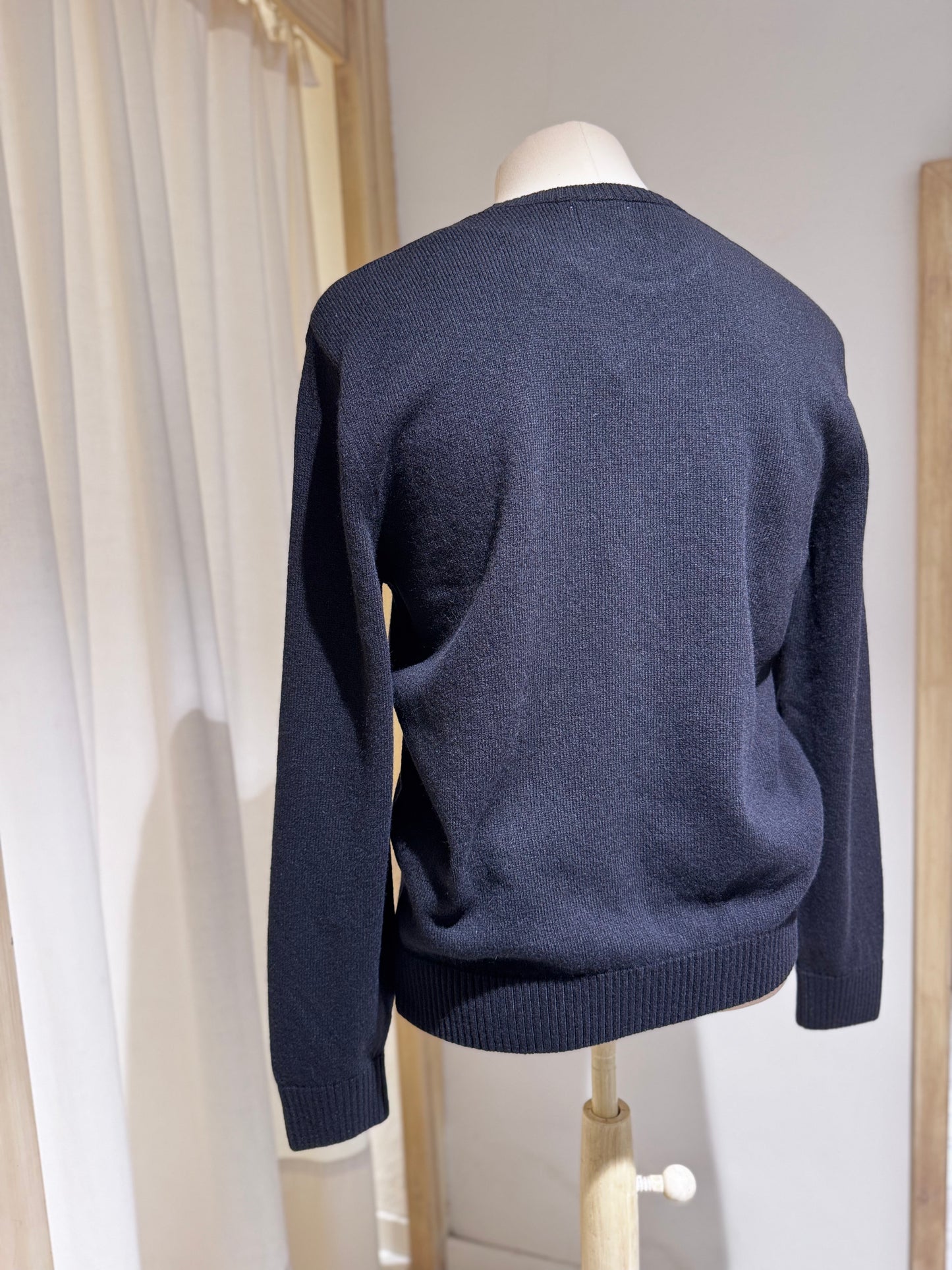 M Classic Merino Wool Crew - COLORFUL STANDARD - Deep Black