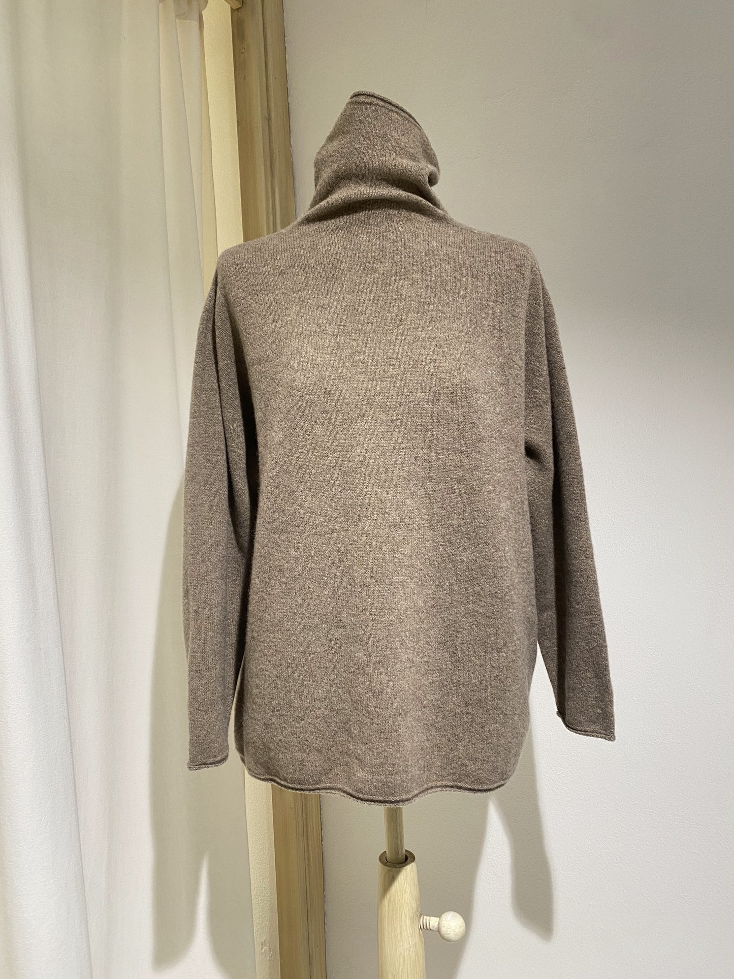 W TURTLE NECK KNIT - PAS DE CALAIS - WARM NUT