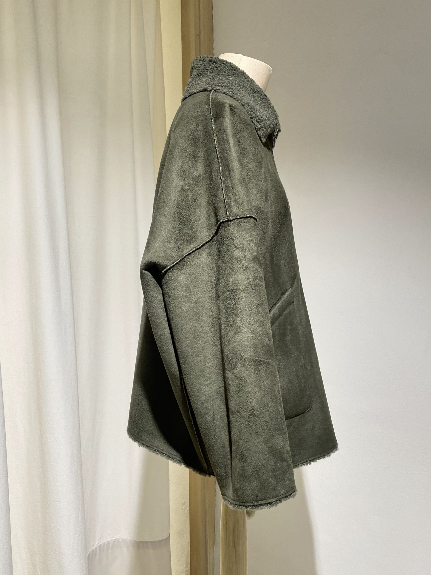 W ETHEL REVERSABLE JACKET - BELLEROSE - MILITARY GREEN