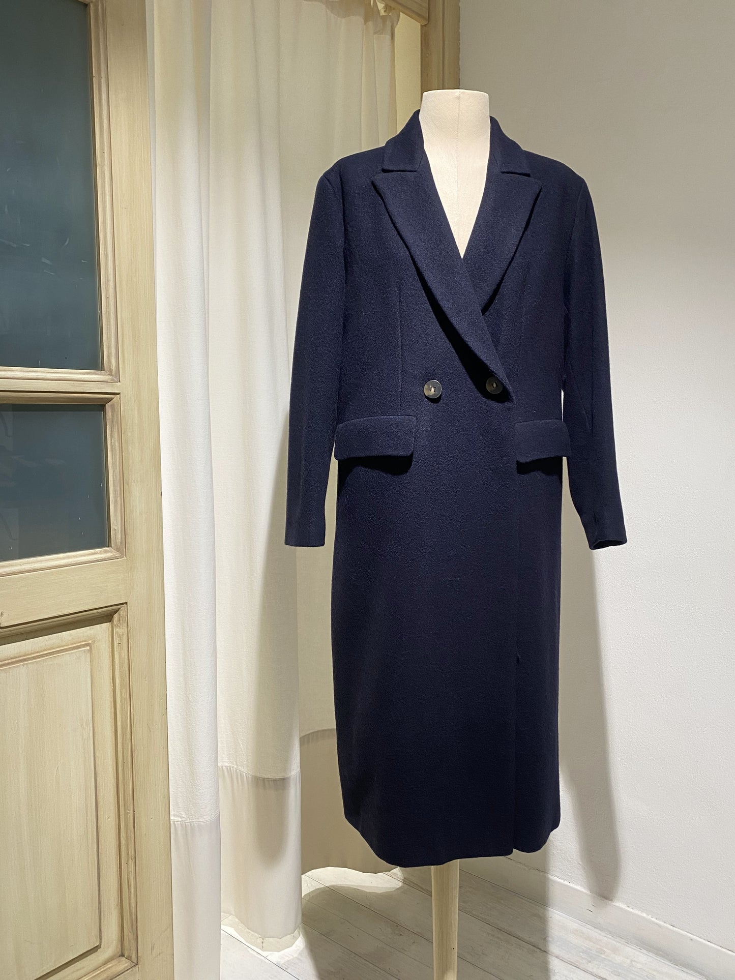 W COAT - DIEGA - NAVY BLUE