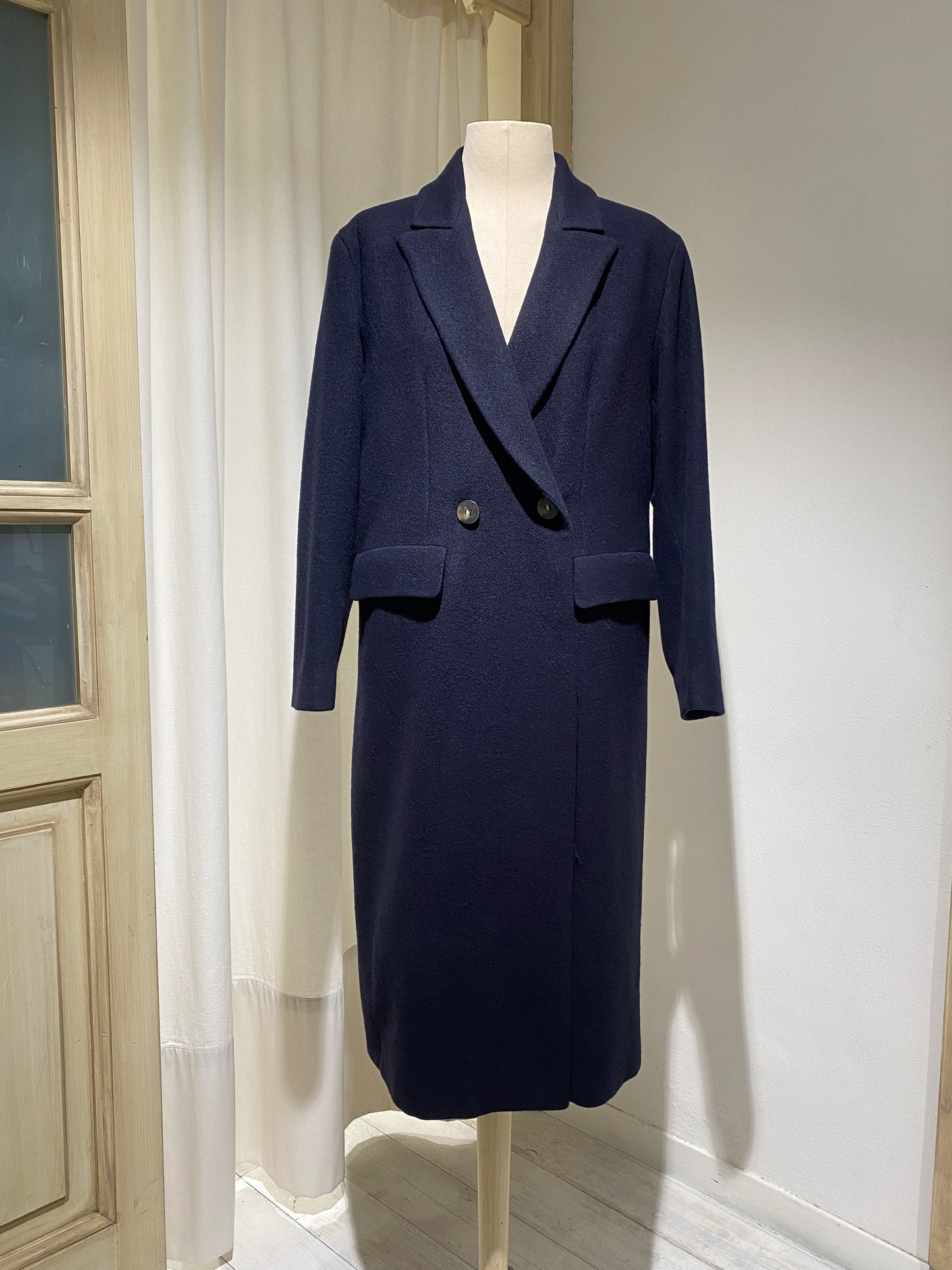 W COAT - DIEGA - NAVY BLUE