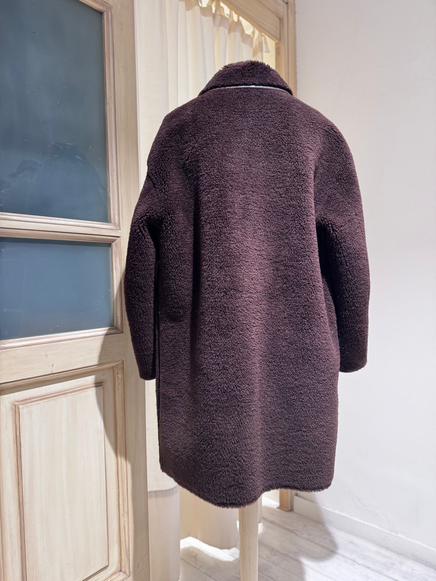 W Easton long coat - BELLEROSE - Chocolate Brown