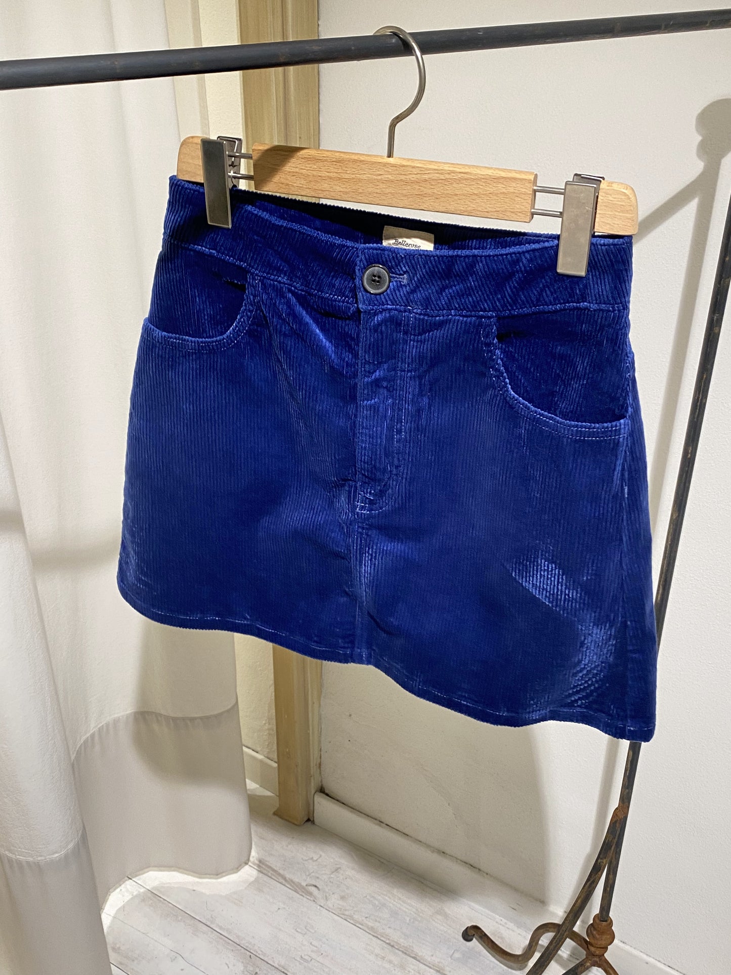 W SOUR MINI SKIRT - BELLEROSE - ROYAL BLUE