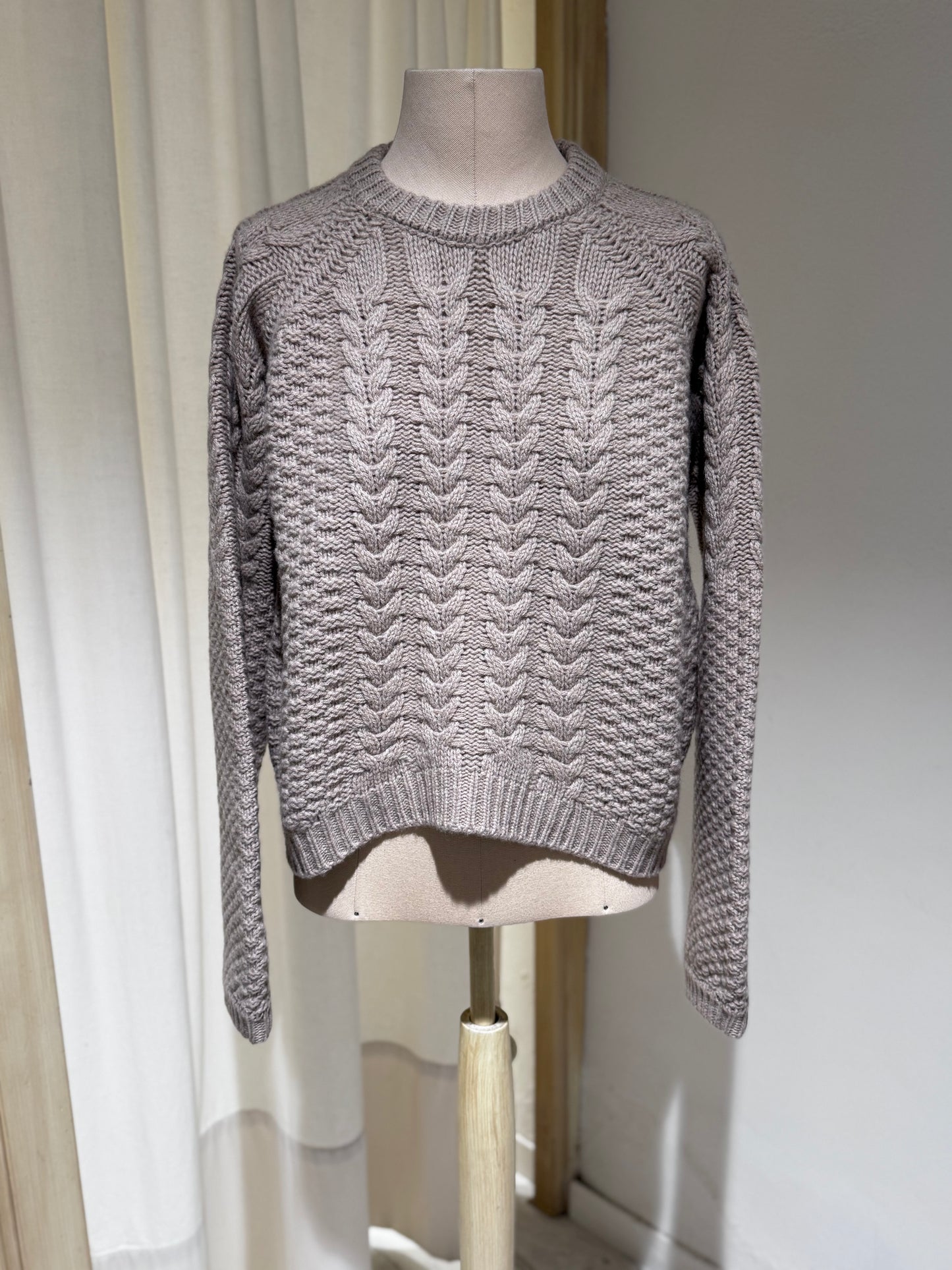 W KNITWEAR AUCKLAND SWEATER - PHIILI - CAPPUCCINO